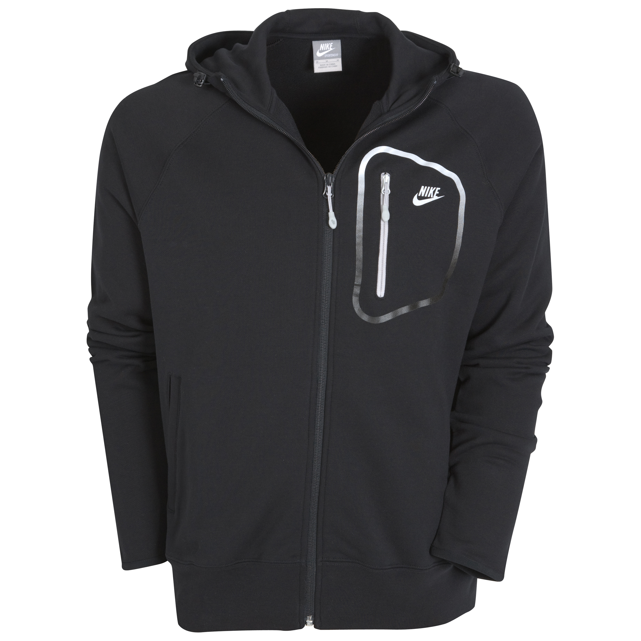 Nike Tech Full Zip Hoodie Black Tech Grey