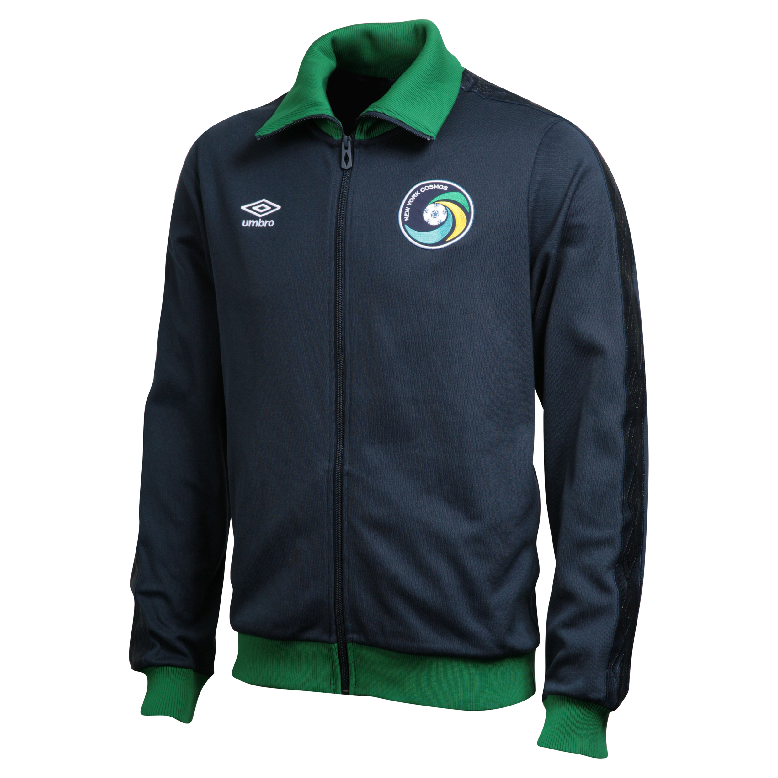 New York Cosmos Classic Track Jacket - Dark Navy/Pine Green