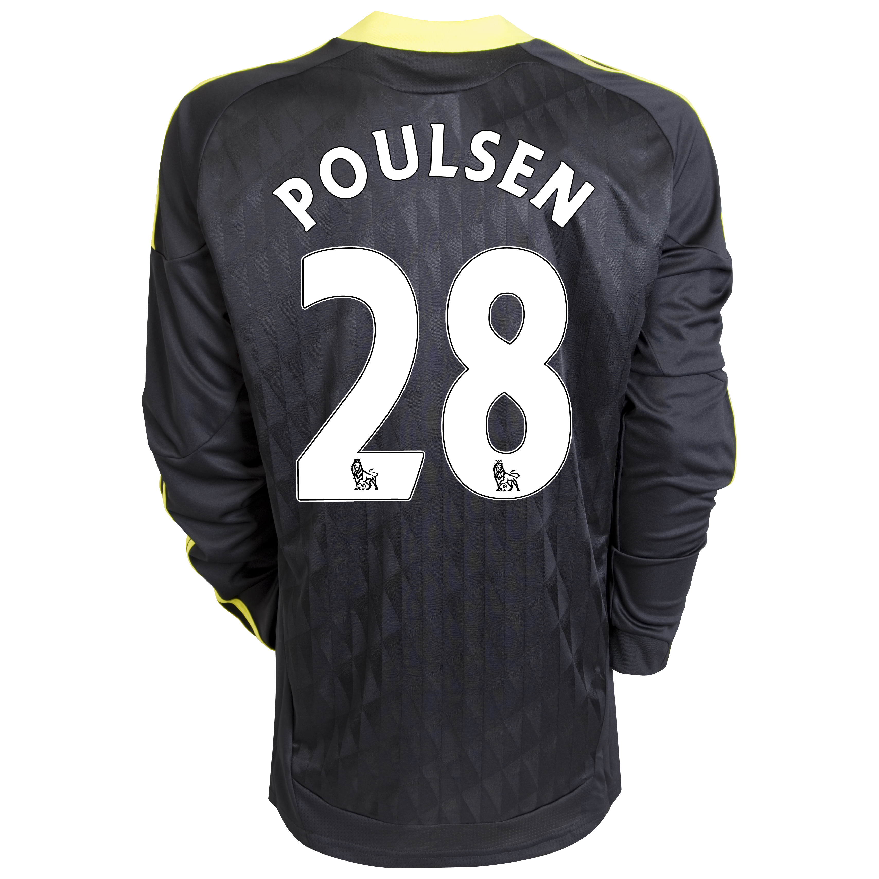 Liverpool Third Shirt 2010/11 with Poulsen 28 Printing - Long Sleeved - Kids