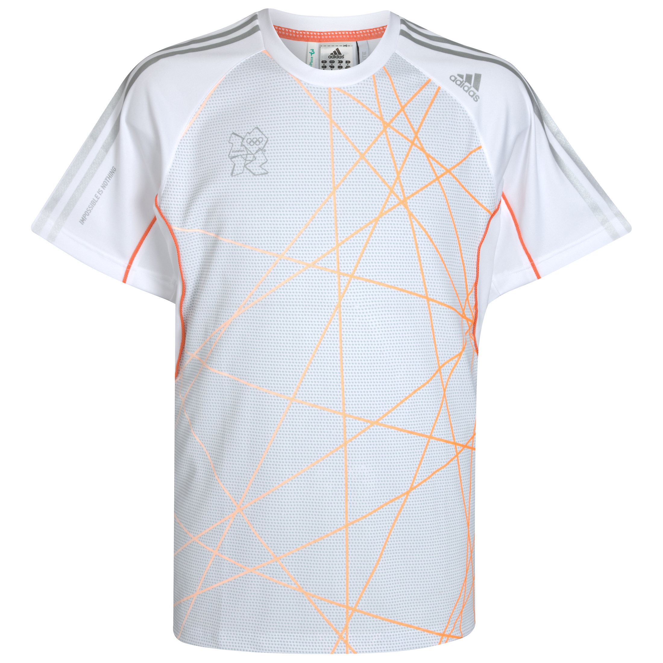 <br>adidas London 2012 Graphic T Shirt White