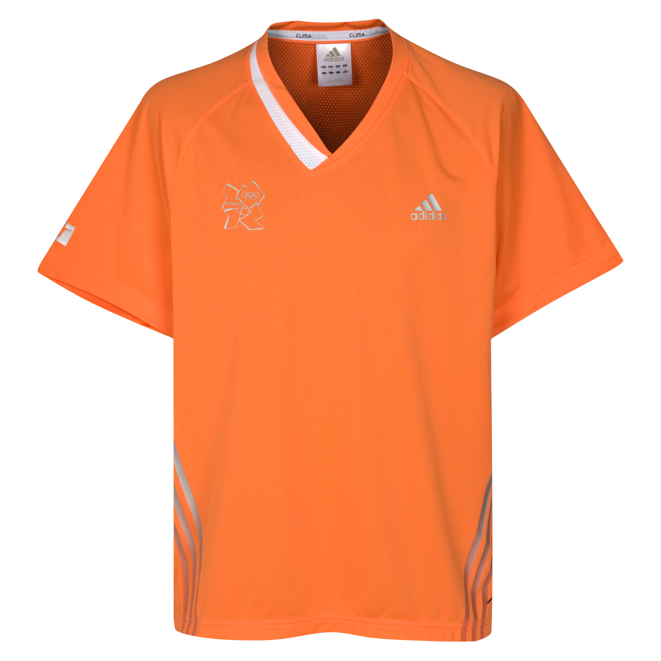 adidas London 2012 Football Jersey - Locog Burnt Orange-White