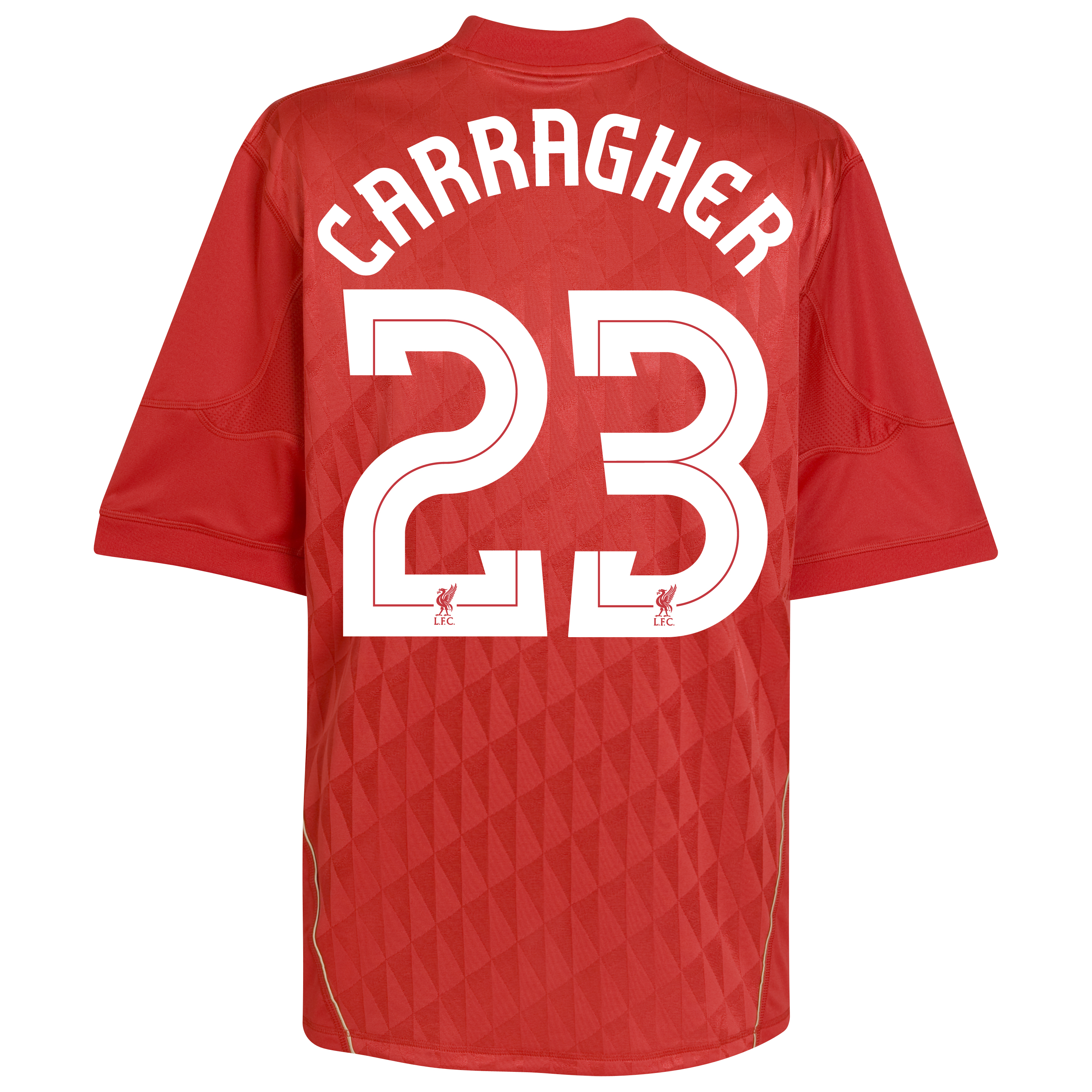 Liverpool Europa League Home Shirt 2010/12 with Carragher 23 printing