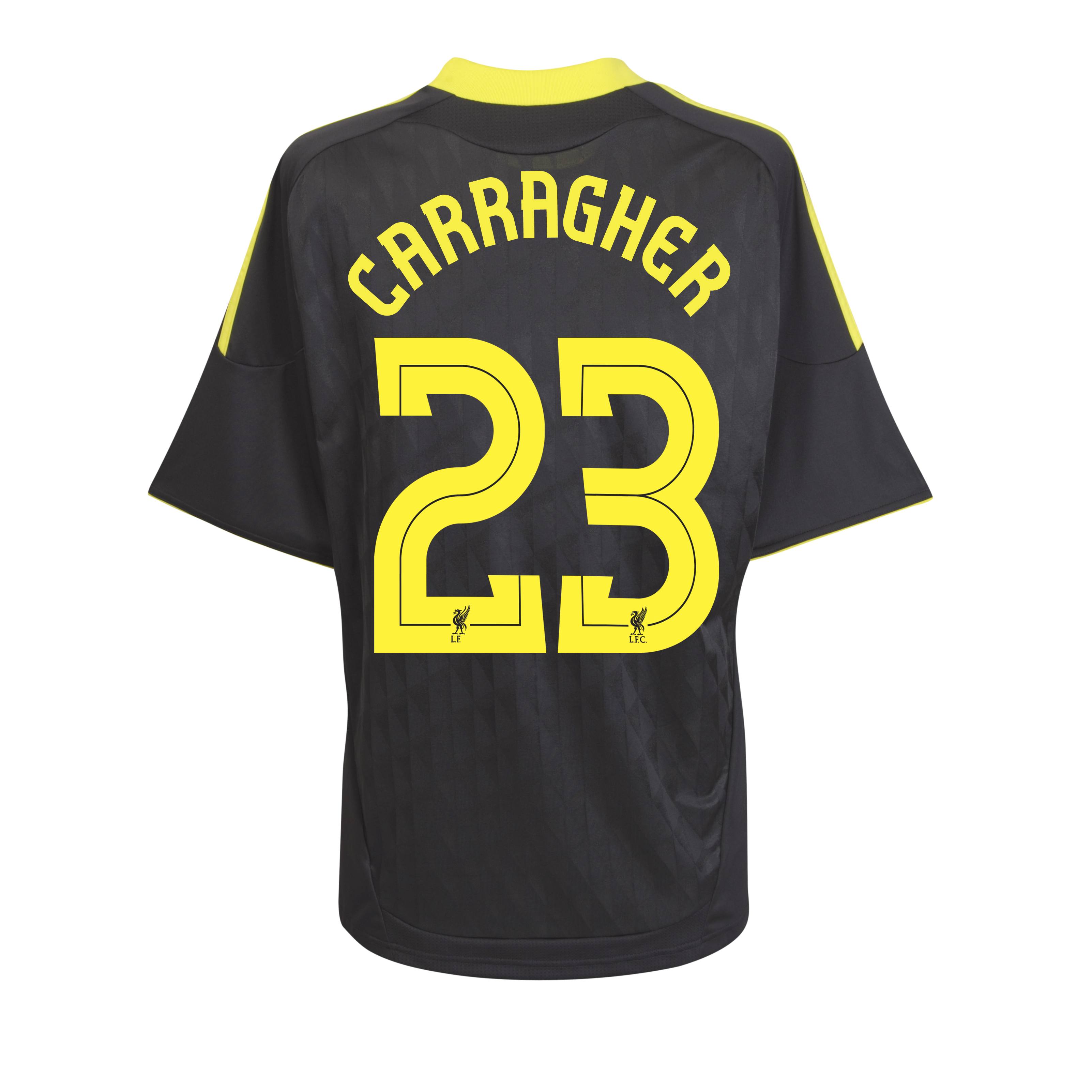 Liverpool Europa League Third Shirt 2010/11 with Carragher 23 printing