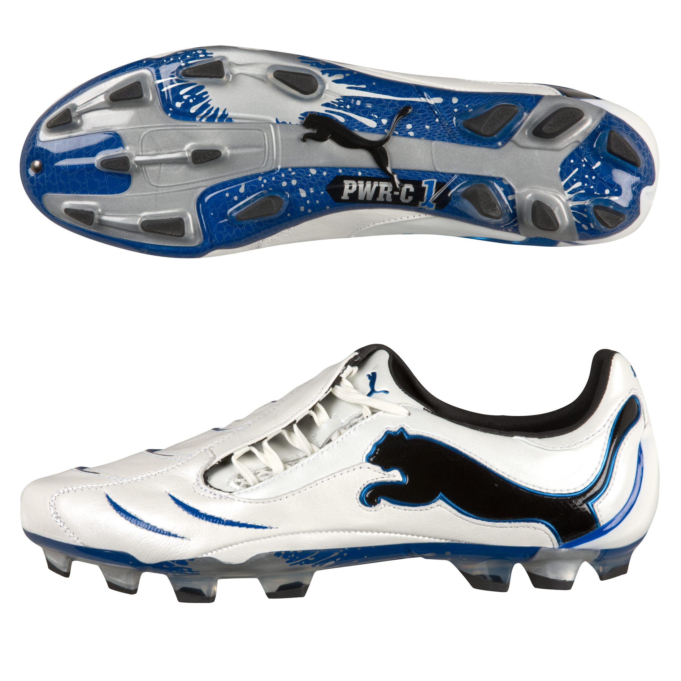 PowerCat 1.10 FG White-Black/Snorkel Blue