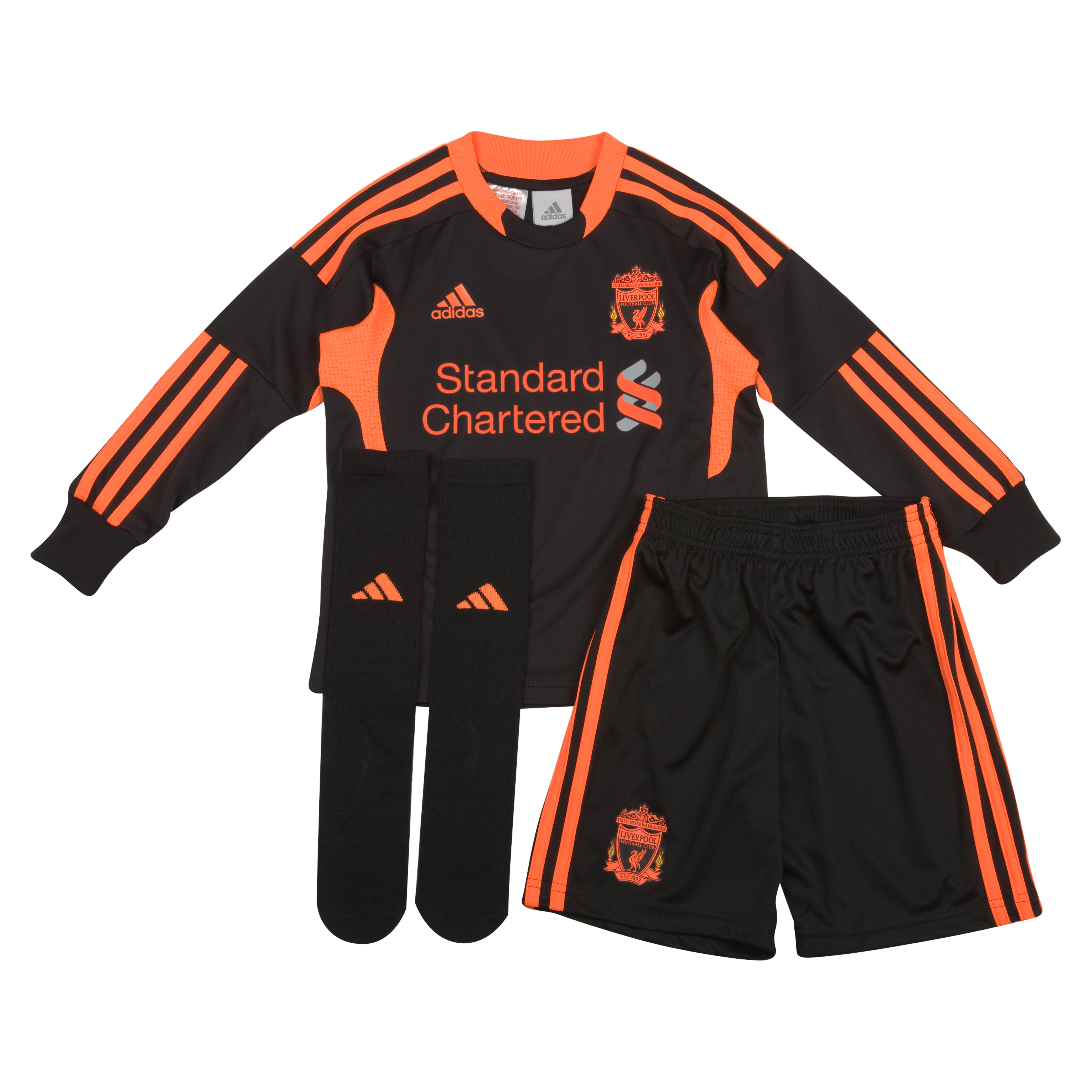 Liverpool Home Goalkeeper Mini Kit 2011/12