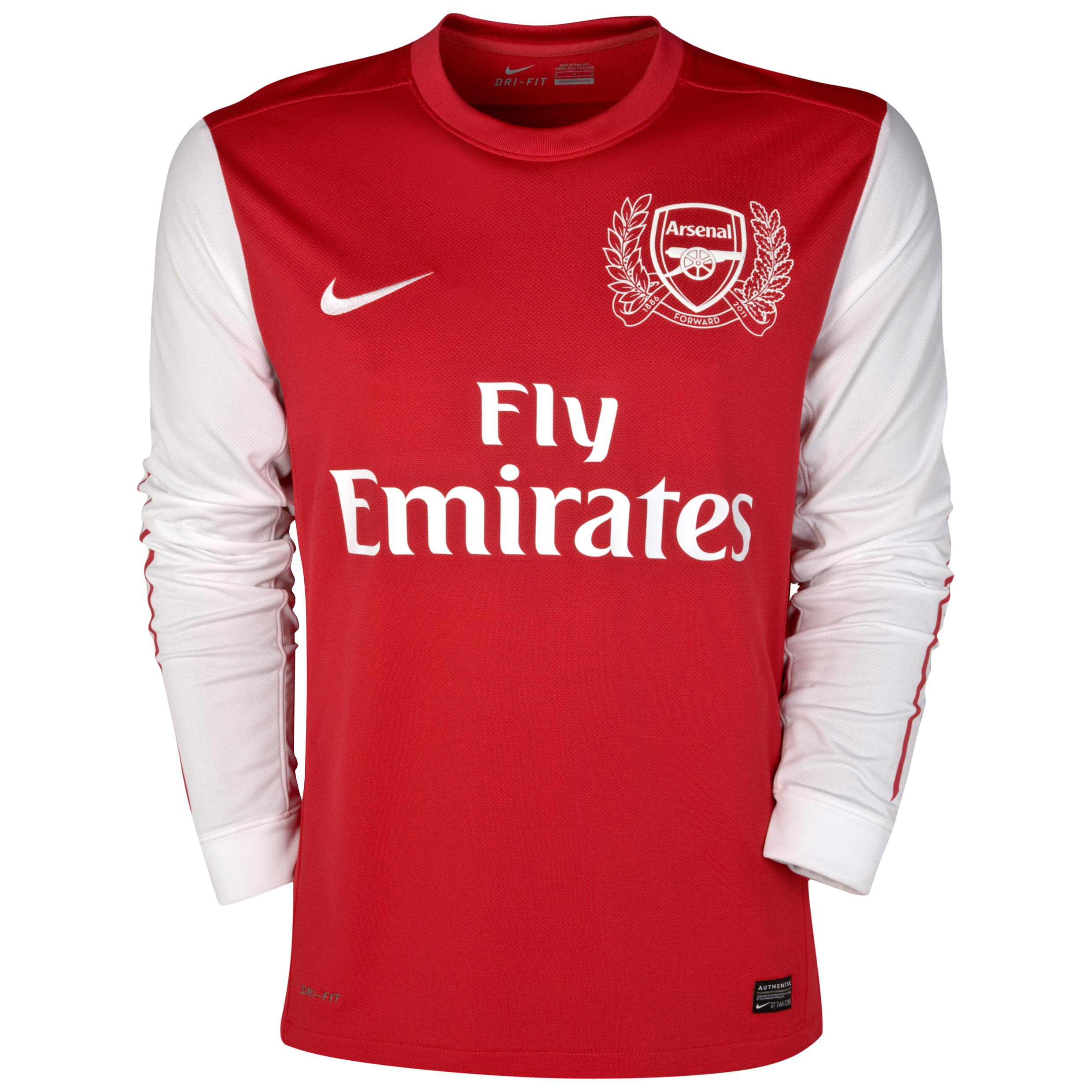 Arsenal Home Shirt 2011/12 - Long Sleeved