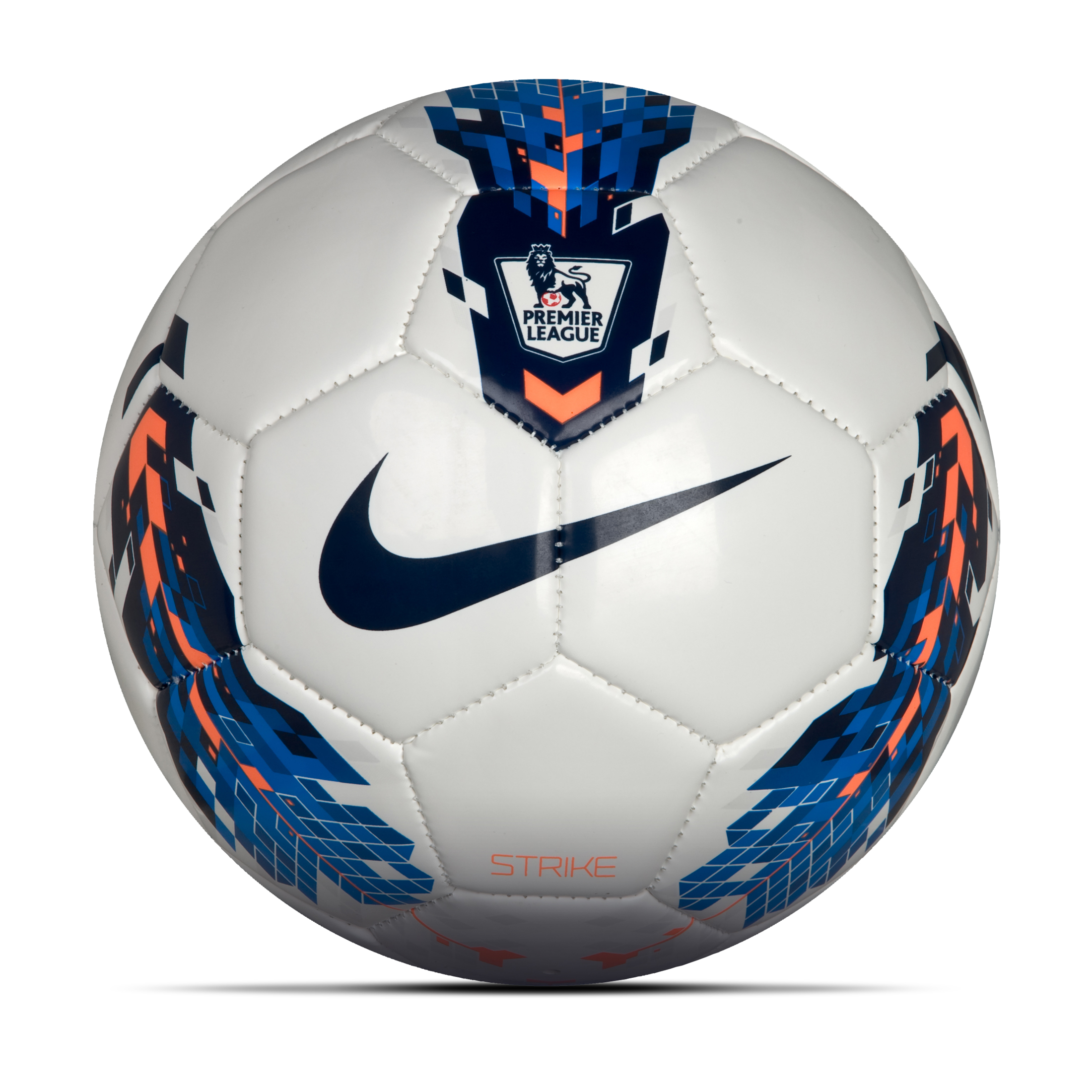 Nike Strike Premier League Football - White/Orange/Obsidian.