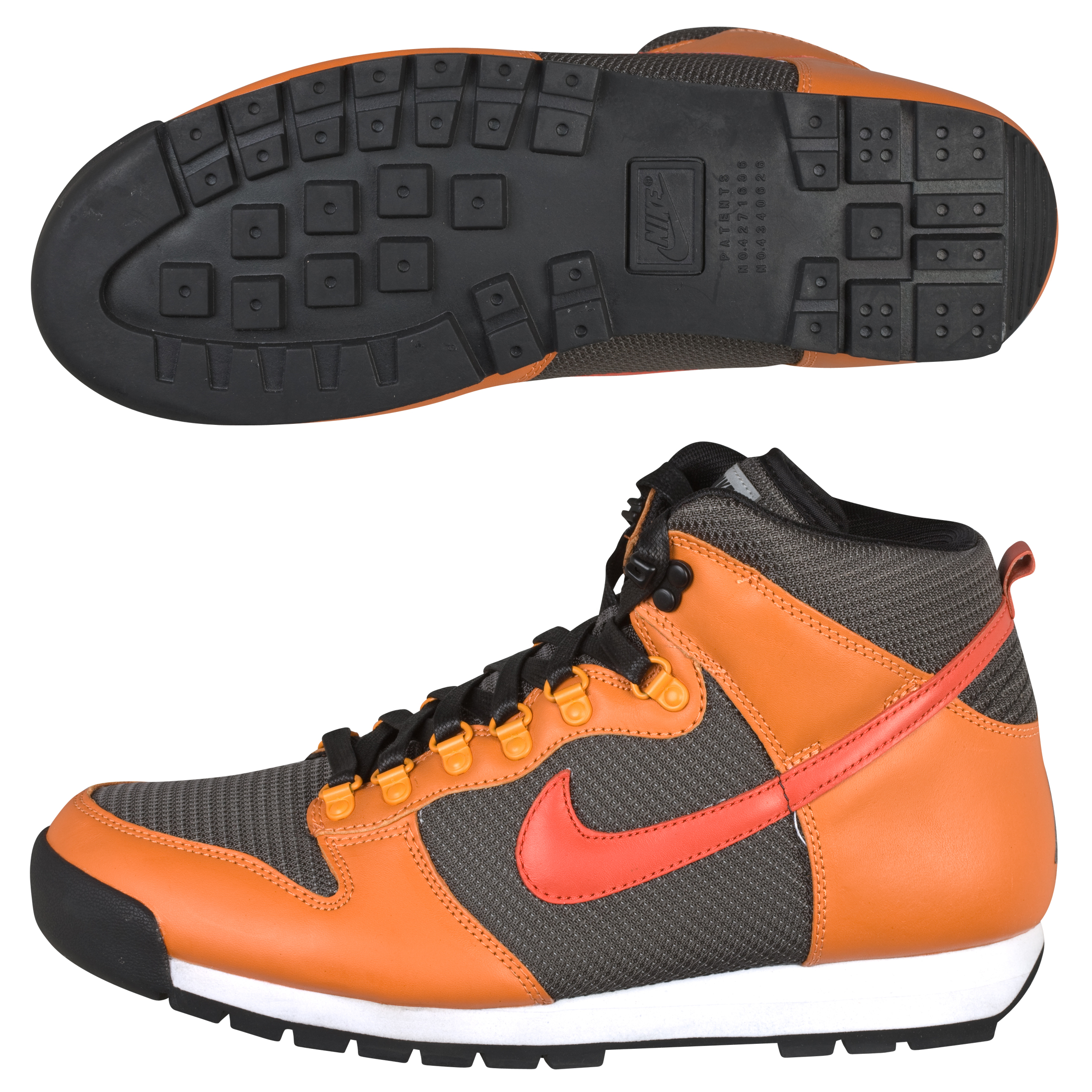 Nike Lava Dunk Trainers Midnight Fog~Orange Platinum~White