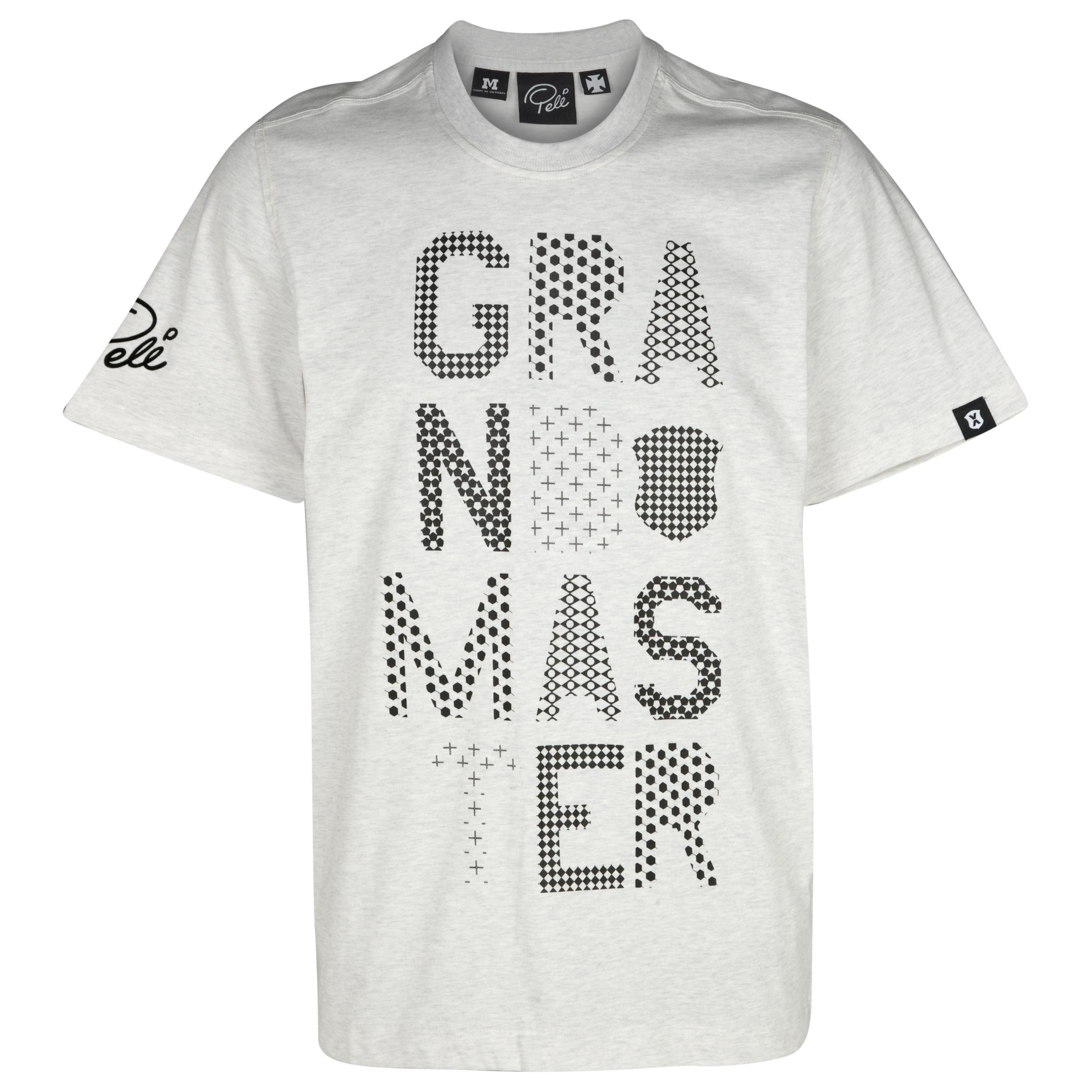 Peleacute Sports Grand Master T Shirt White Heather
