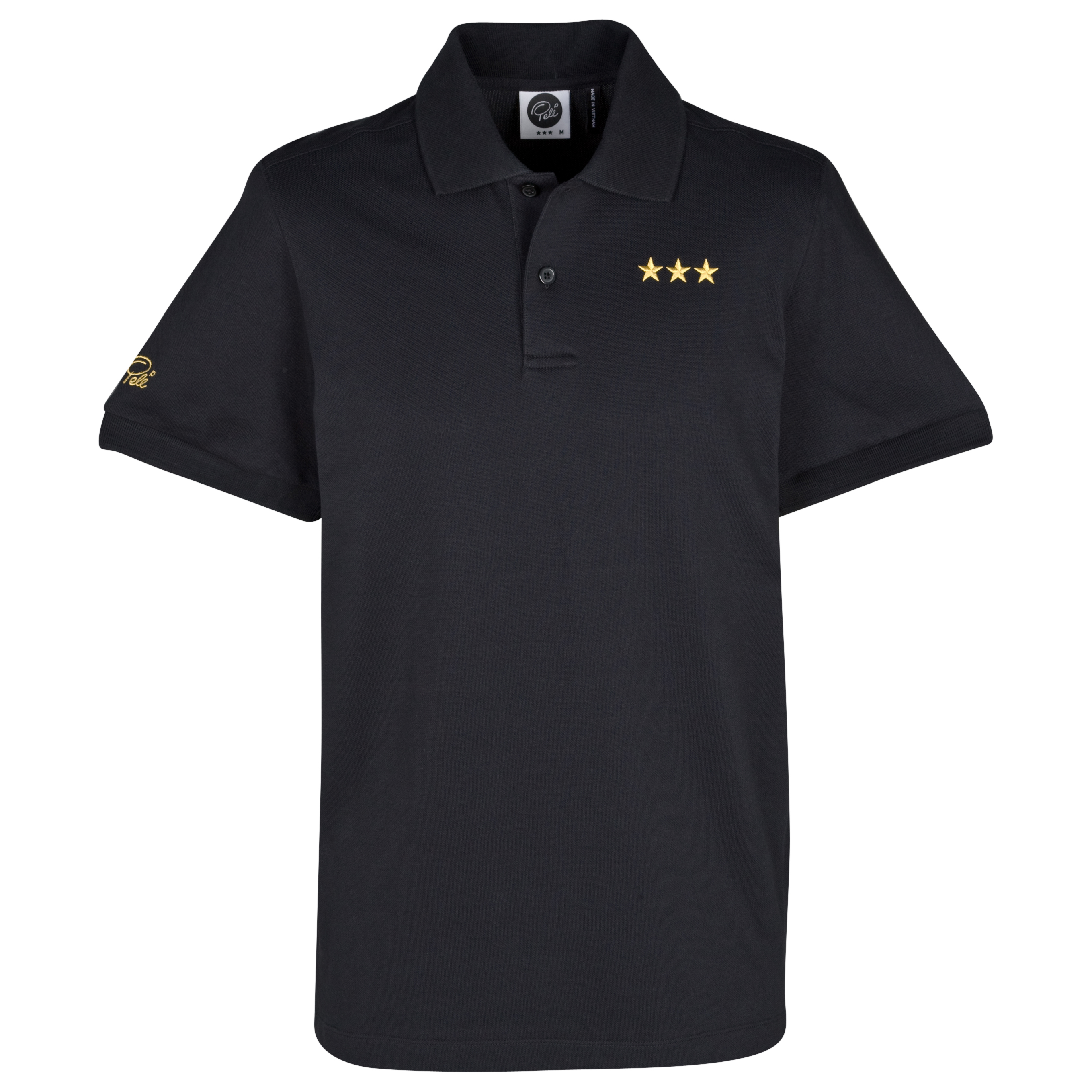 Pel&eacute; Sports Signature Polo - Black Anthracite