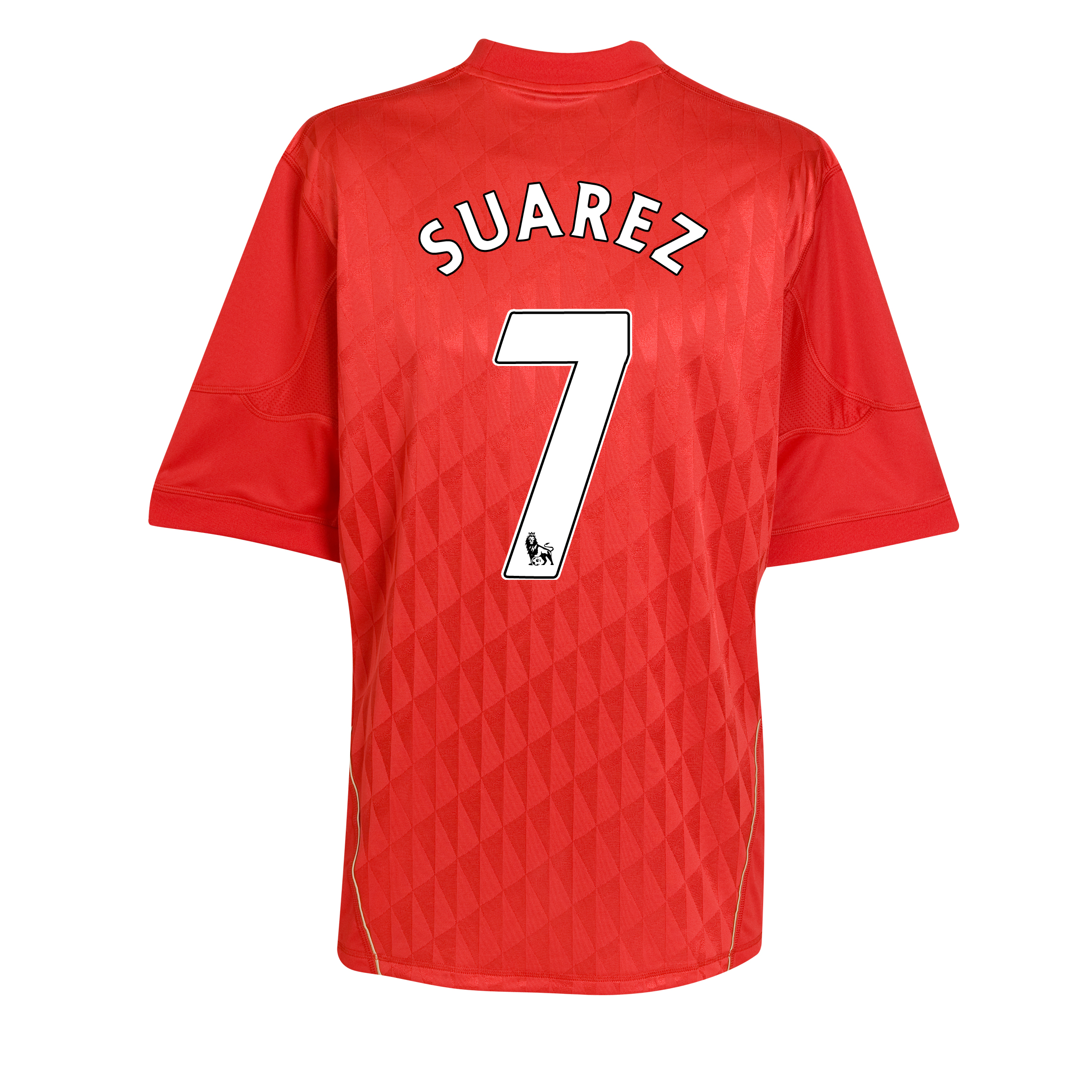 Liverpool Home Shirt 2010/12 with Suarez 7 printing