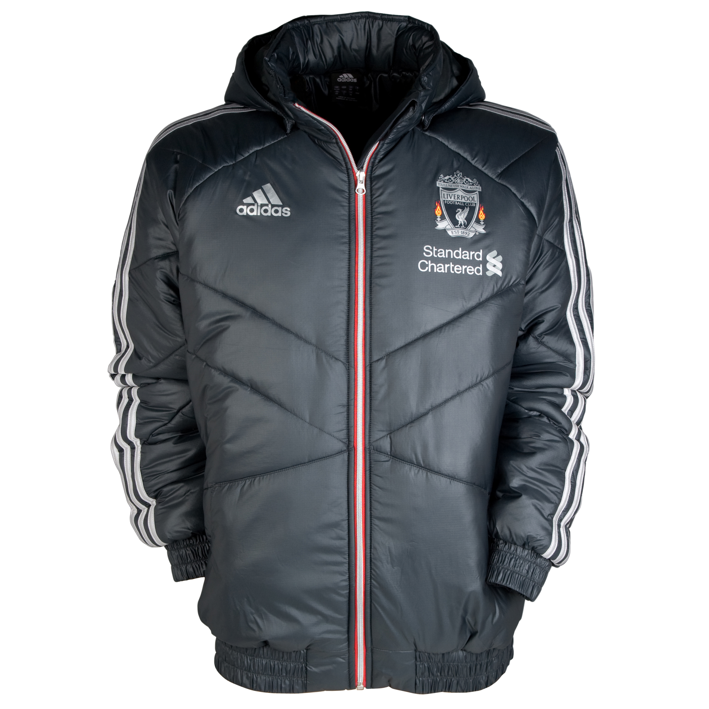 Liverpool Training Padded Jacket - Solid Grey F11/Bird Silver