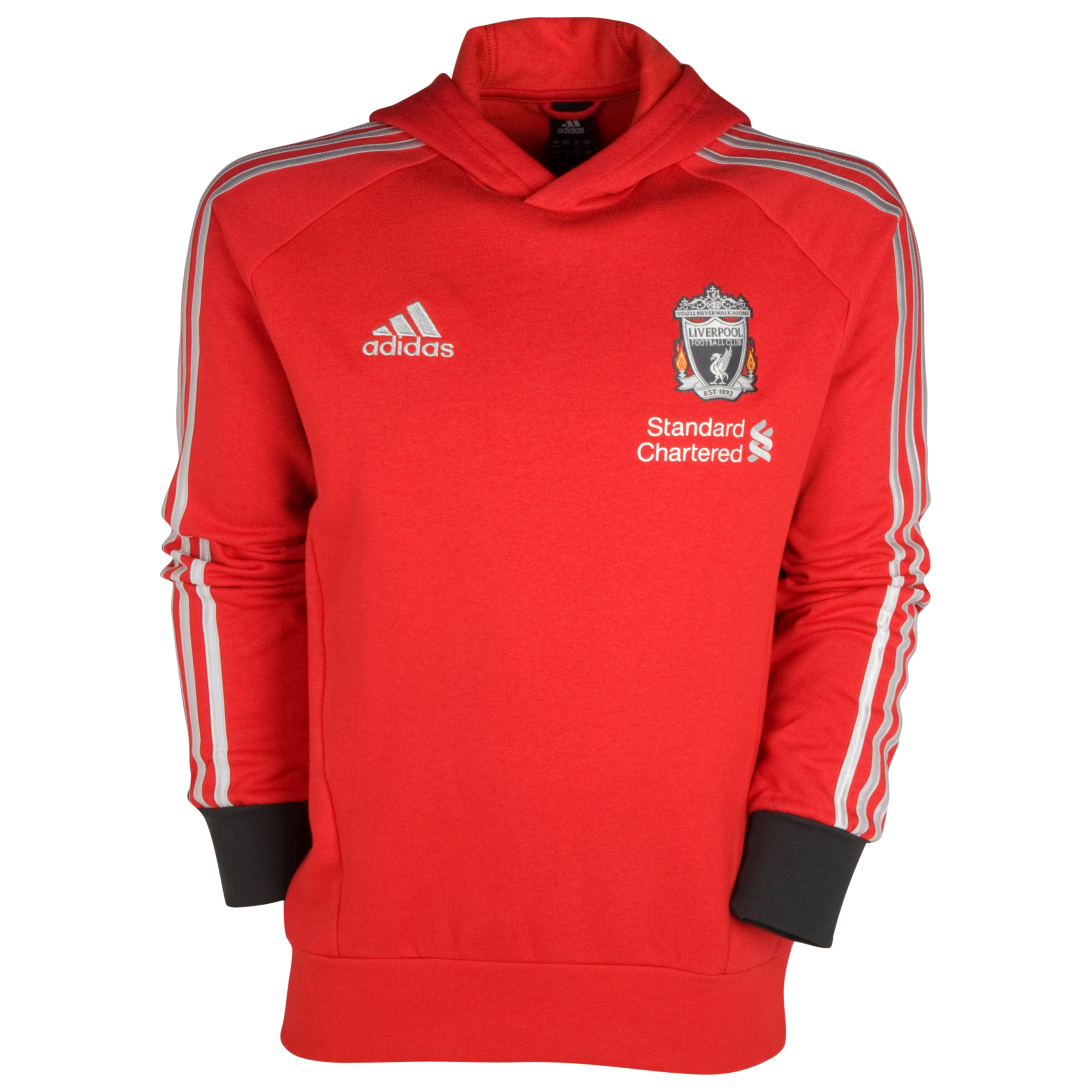 Liverpool Training Hooded Top - Light Scarlet/Solid Grey F11/Bird Silver