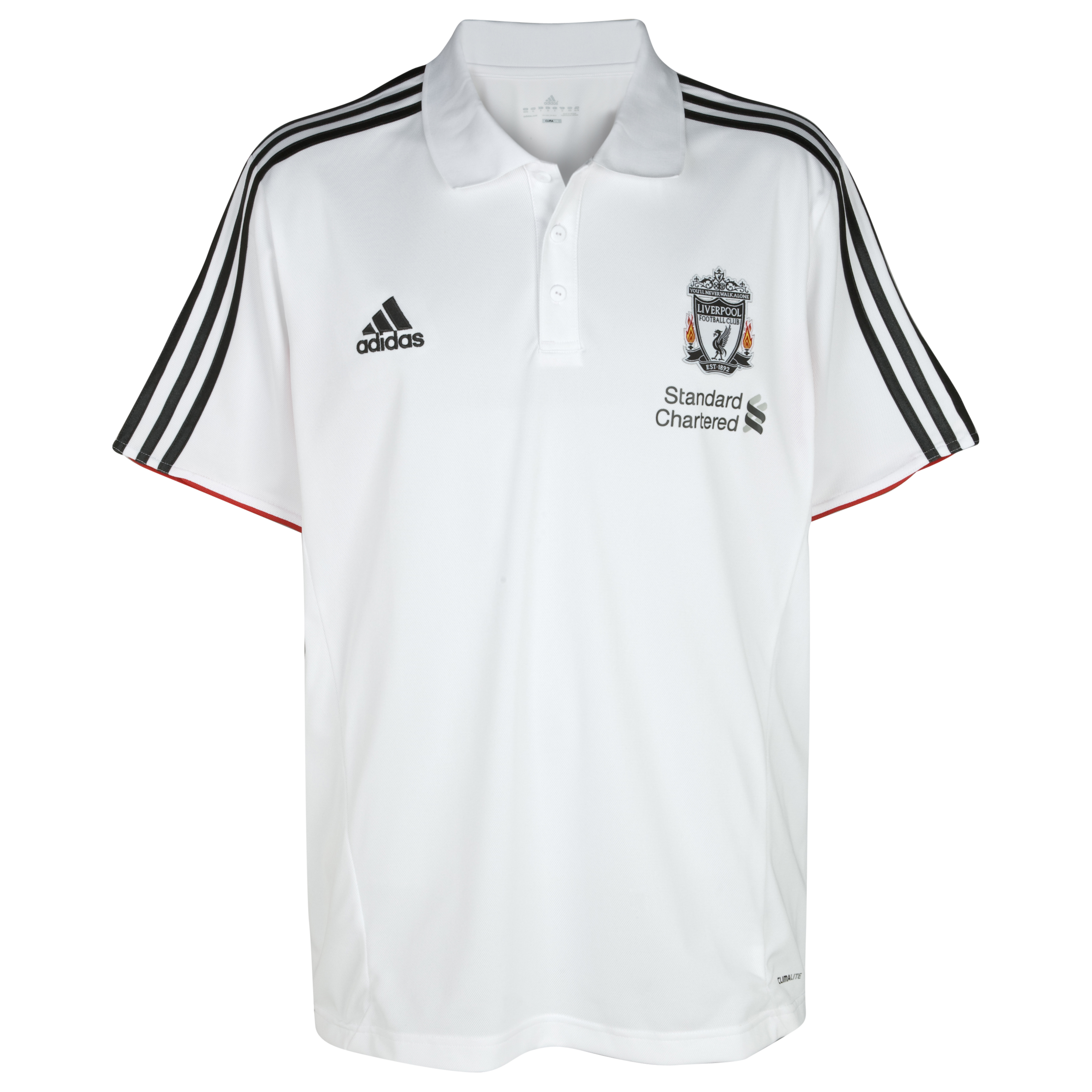 Liverpool Training Polo - White/Light Scarlet/Solid Grey F11