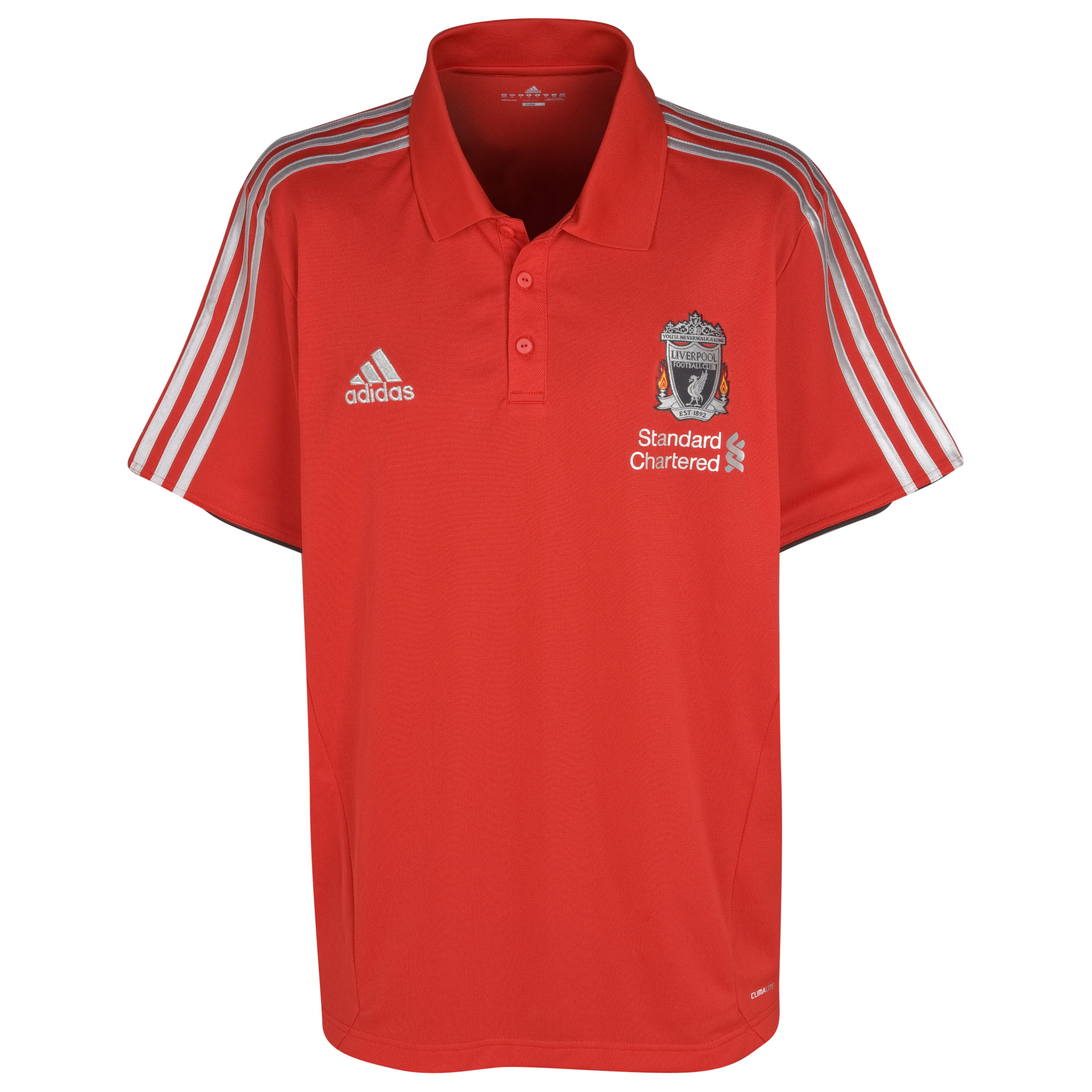 Liverpool Training Polo - Light Scarlet/Solid Grey F11/Bird Silver