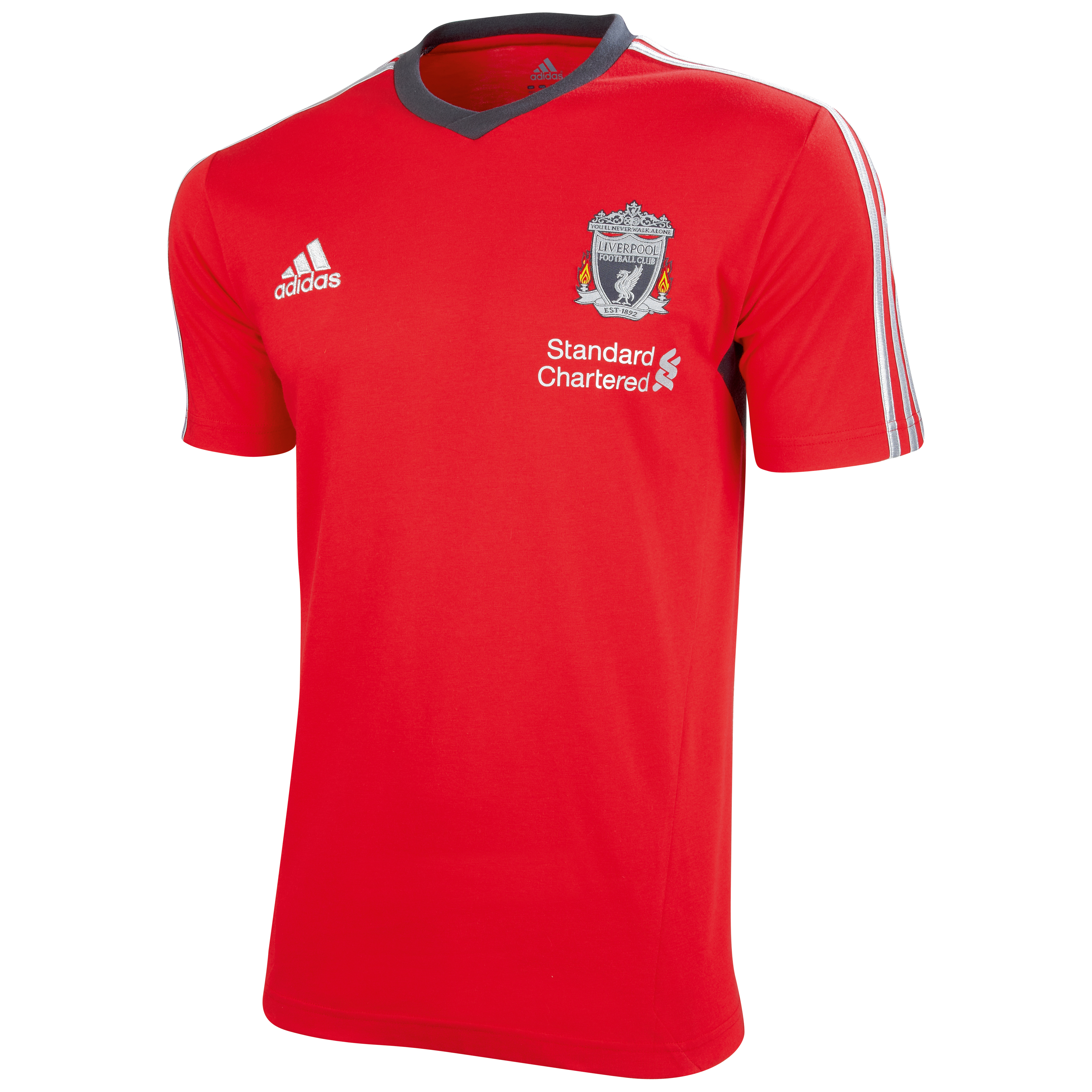 Liverpool Training T-Shirt - Light Scarlet/Solid Grey F11/Bird Silver