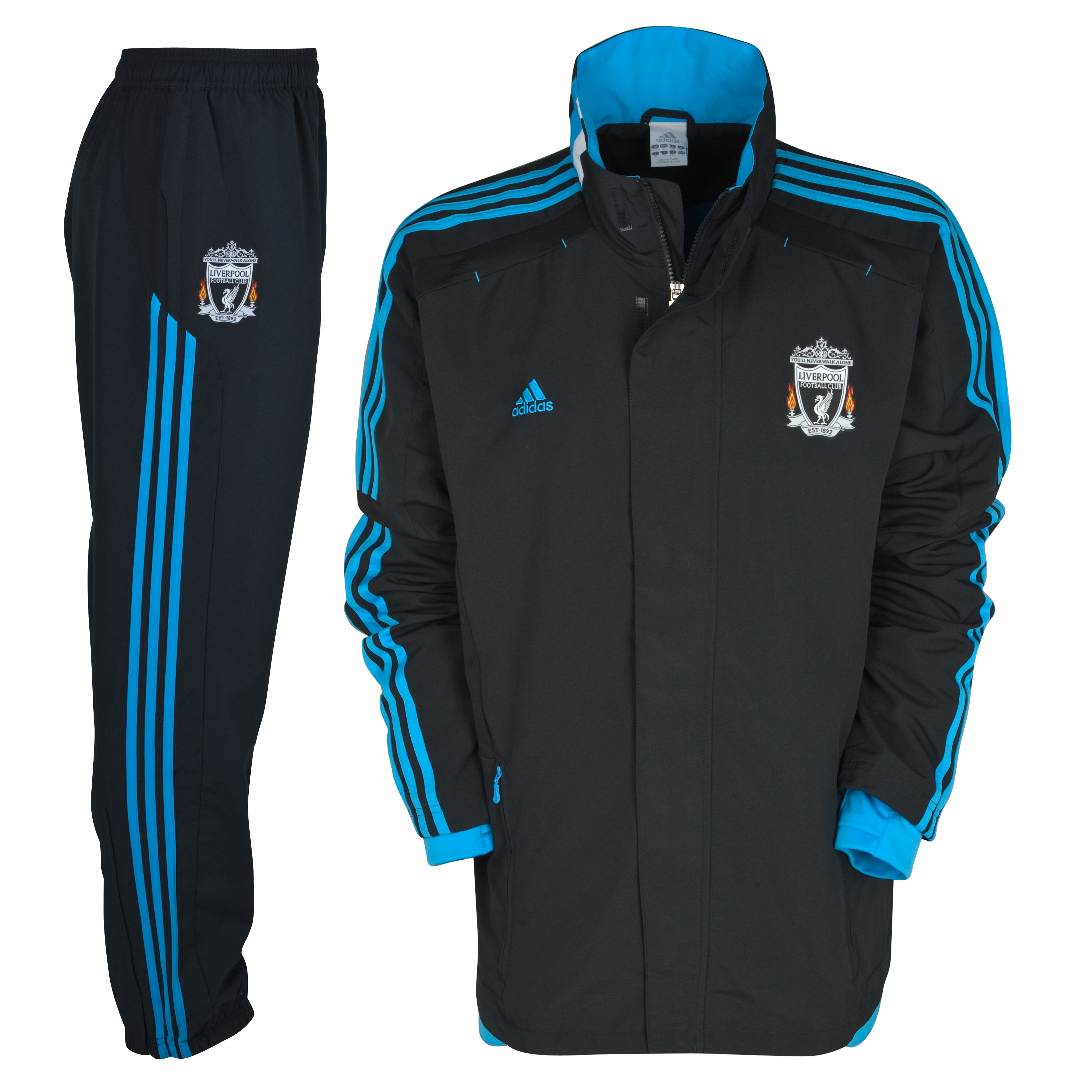 Liverpool Training Presentation Suit - Punjab/Cyan /Cyan