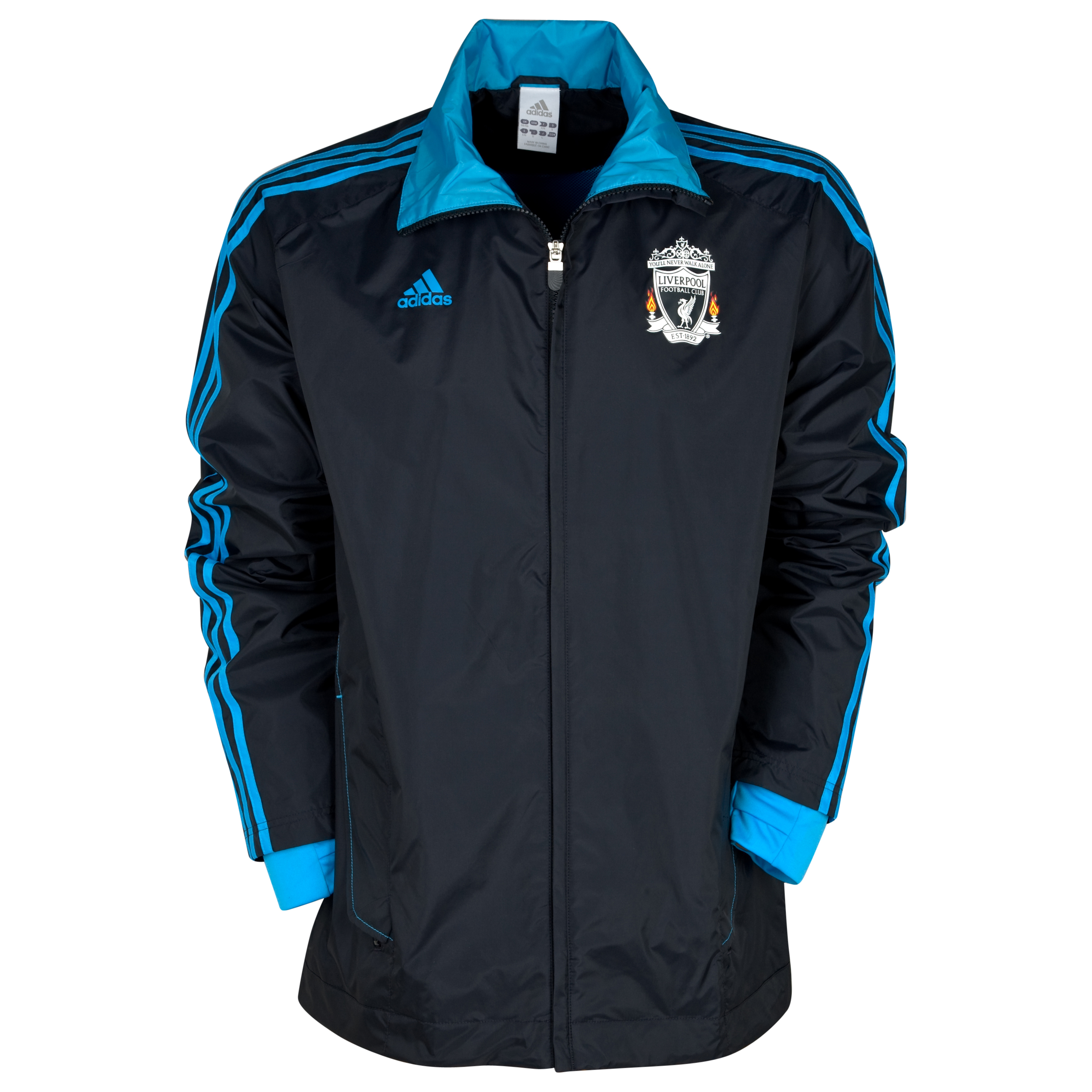 Liverpool Training All Weather Jacket - Punjab/Cyan /Cyan