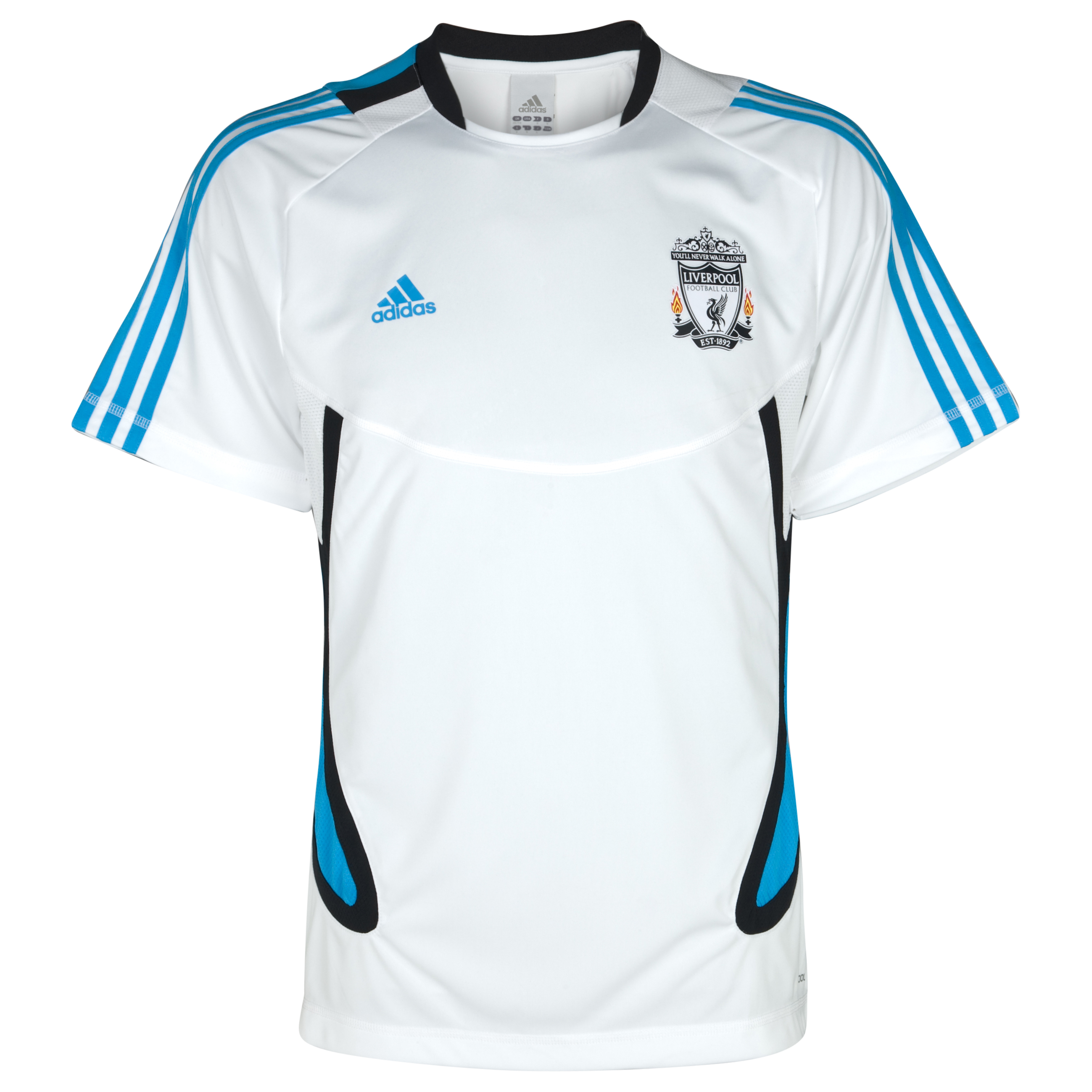 Liverpool Training Clima Cool Jersey - White/Cyan