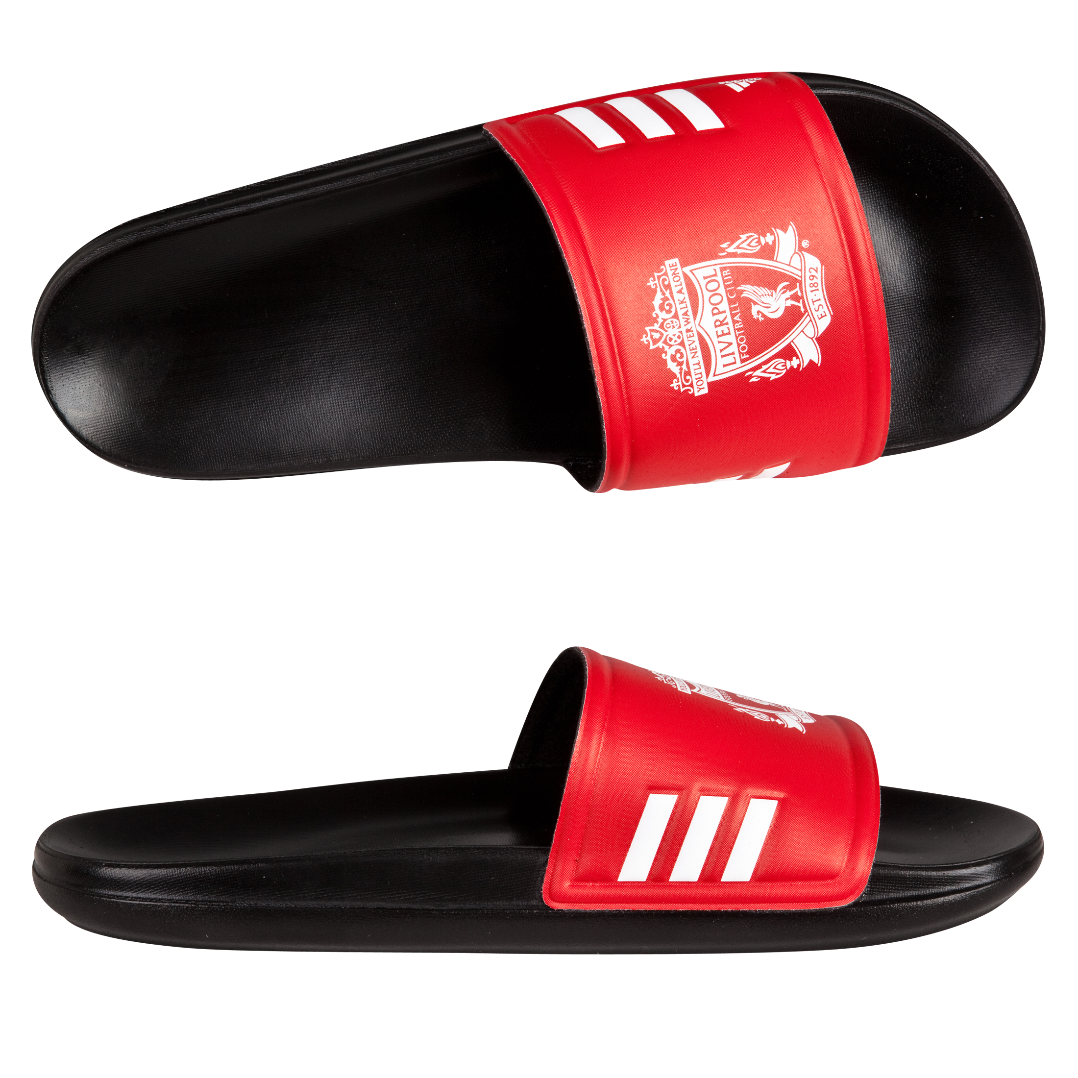 Liverpool Training Filp Flop - Black/Light Scarlet/White
