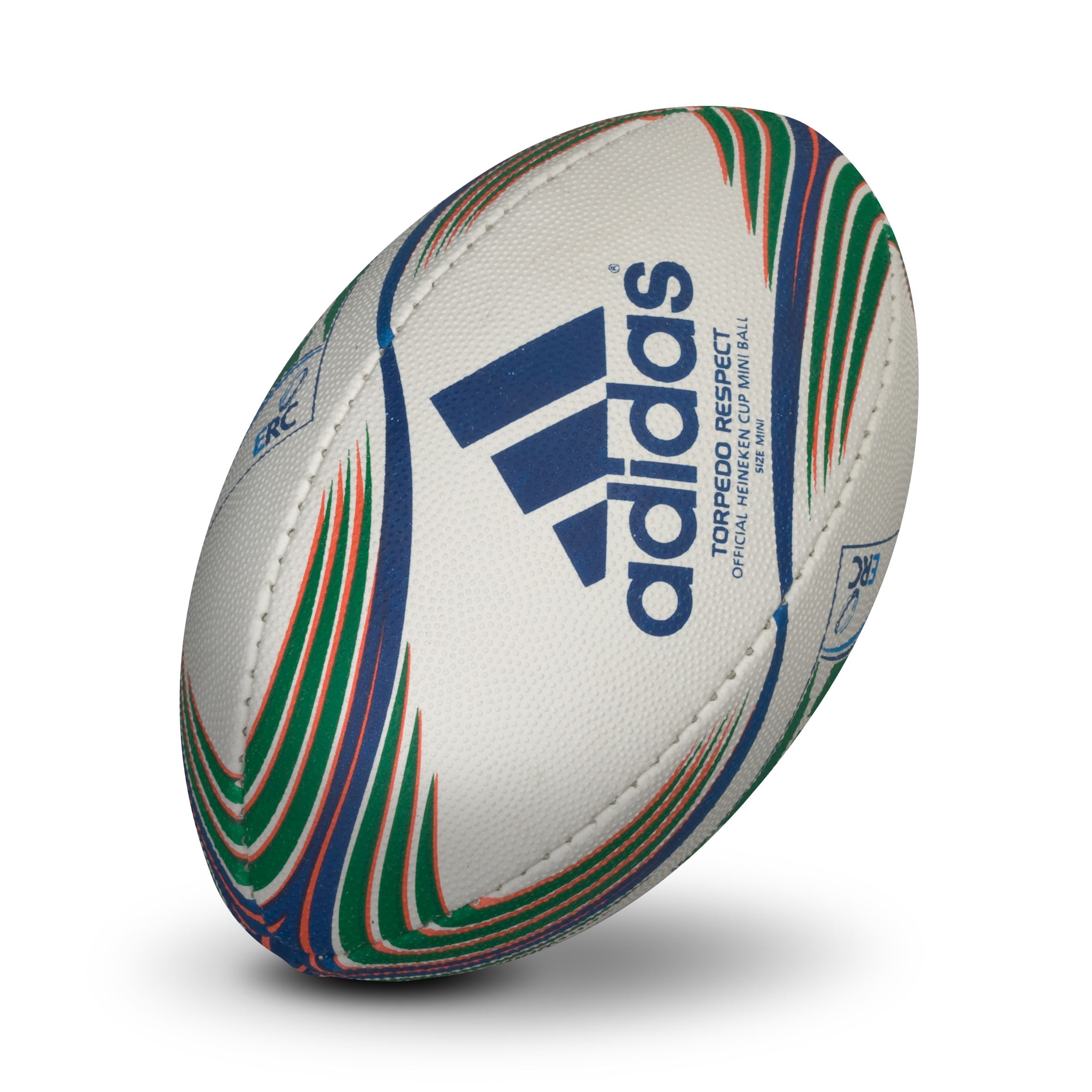 adidas Heineken Cup Rugby Miniball - White.
 