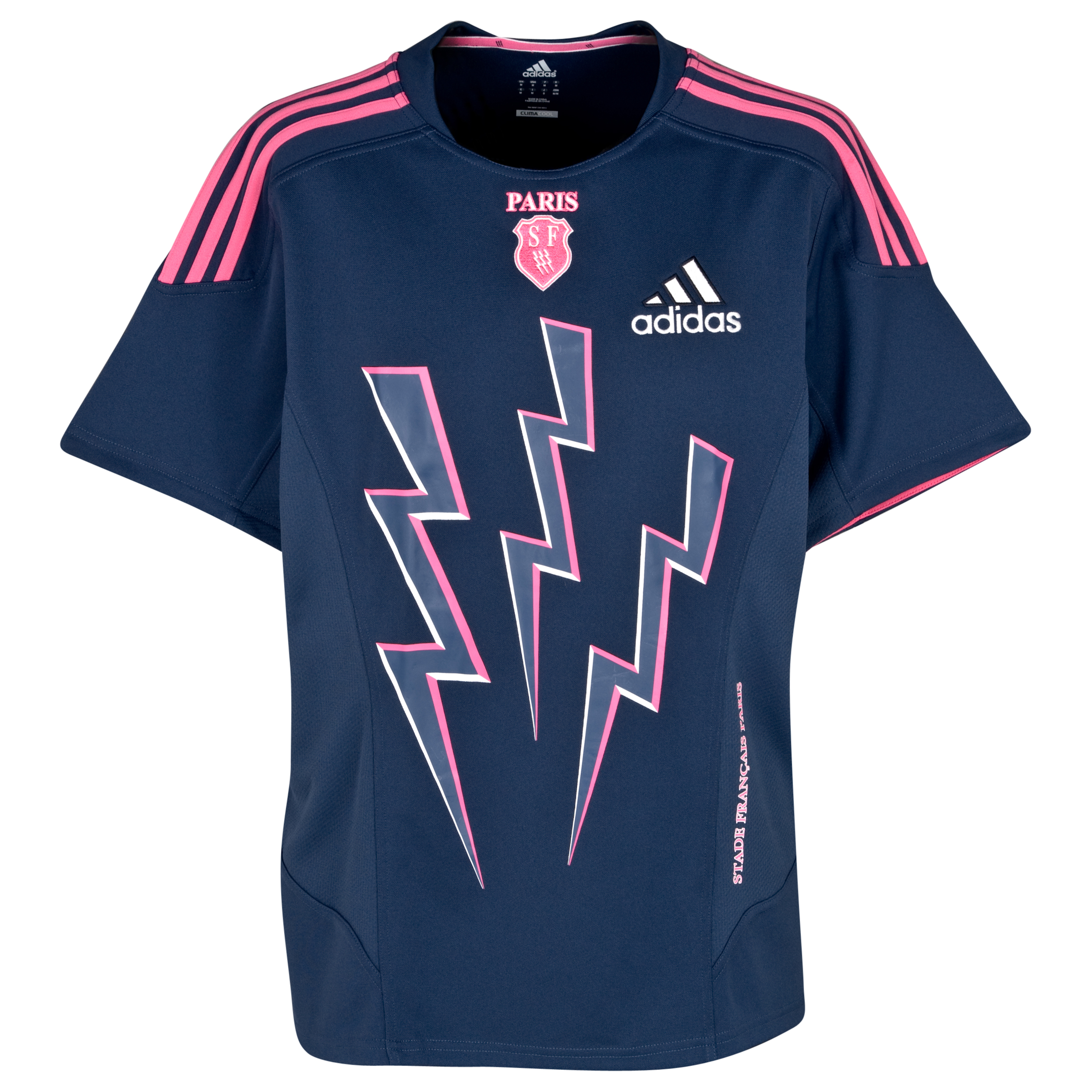 Stade Francais Away Shirt 2011~12 Solid Blue F11~Bloom