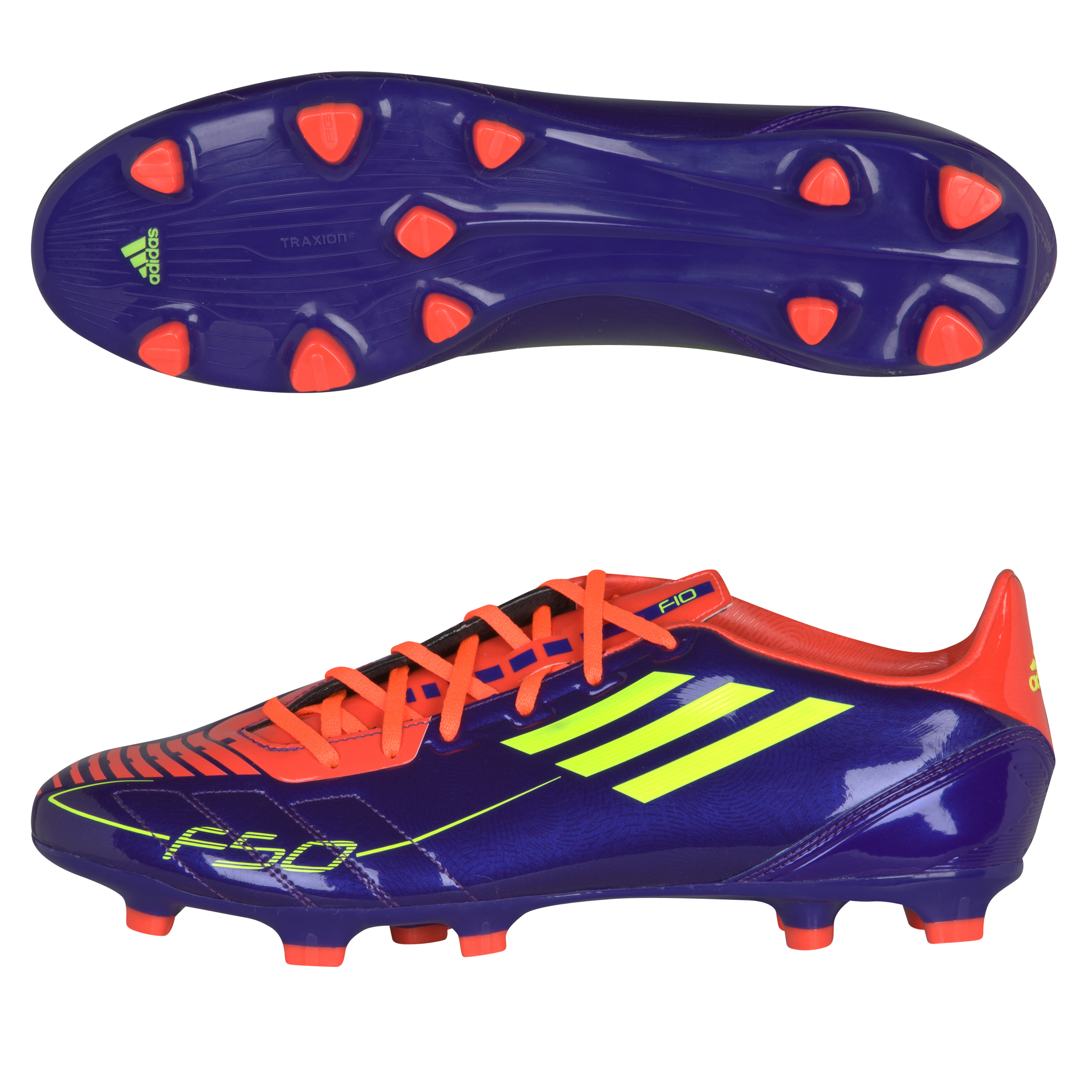 adidas F10 TRX Firm Ground Football Boots Anodized Purple / Electricity / Infrared