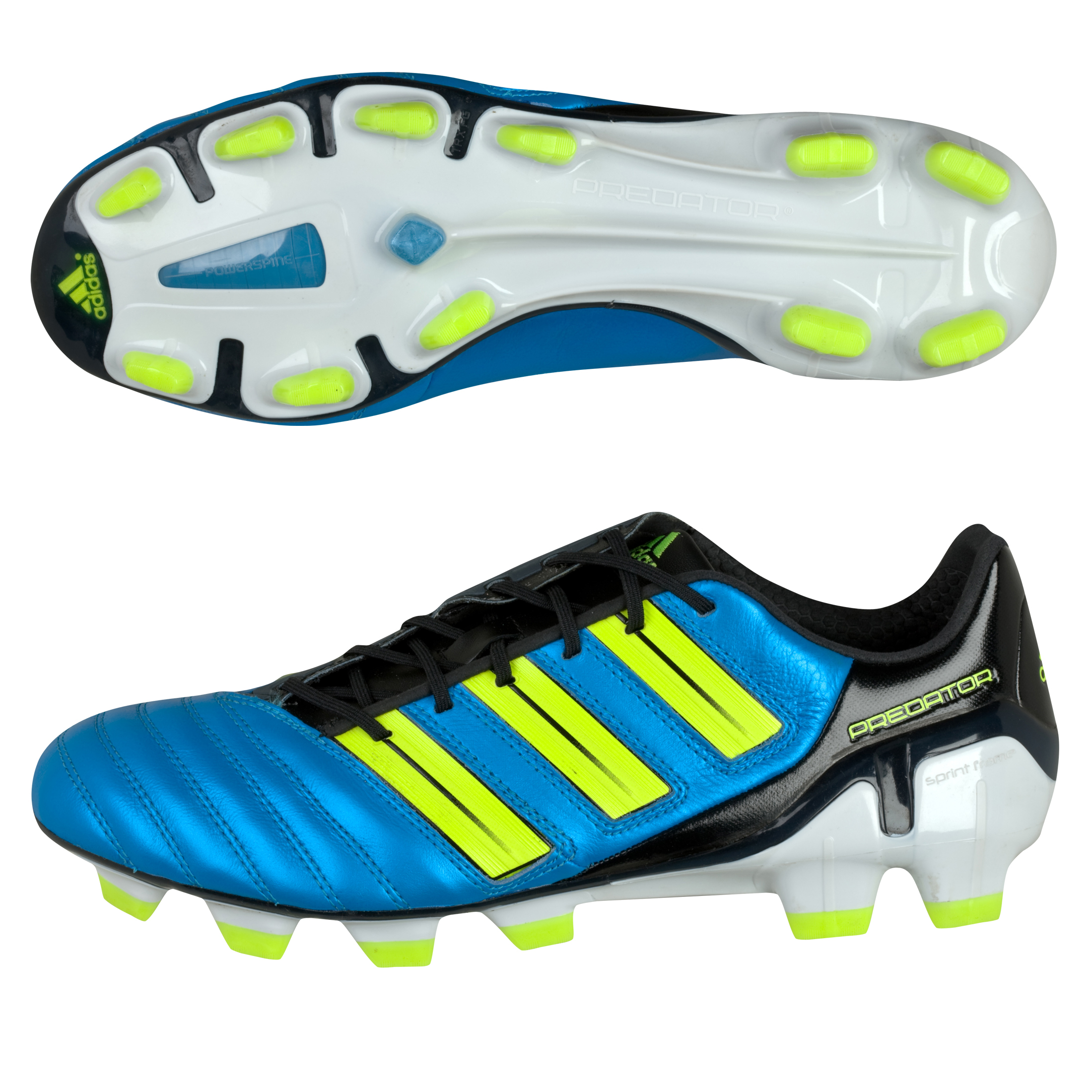 adidas adipower Predator TRX Firm Ground Football Boots - Sharp Blue / Electricity.