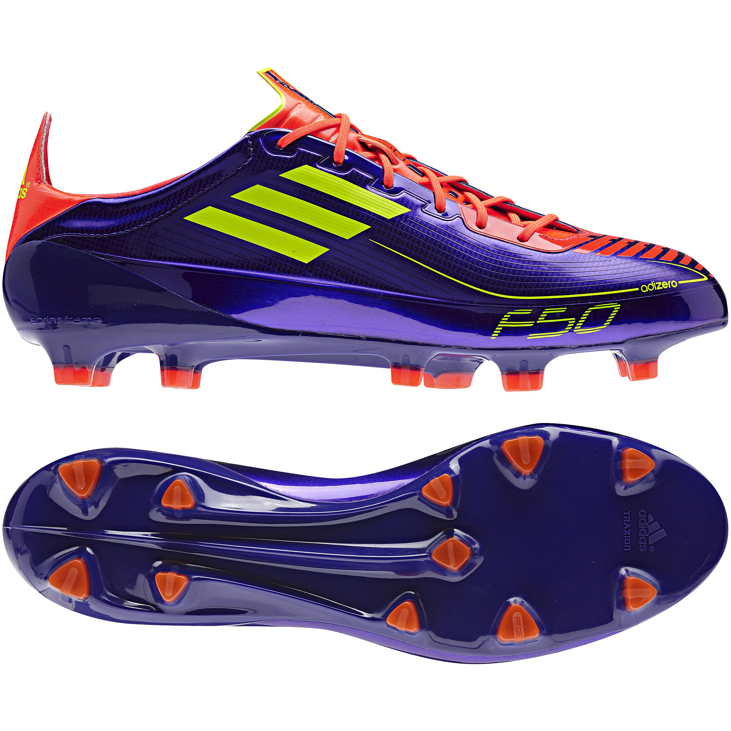 adidas F50 adizero TRX Firm Ground Synthetic Football Boots - Anodized Purple / Electricity / Infrared