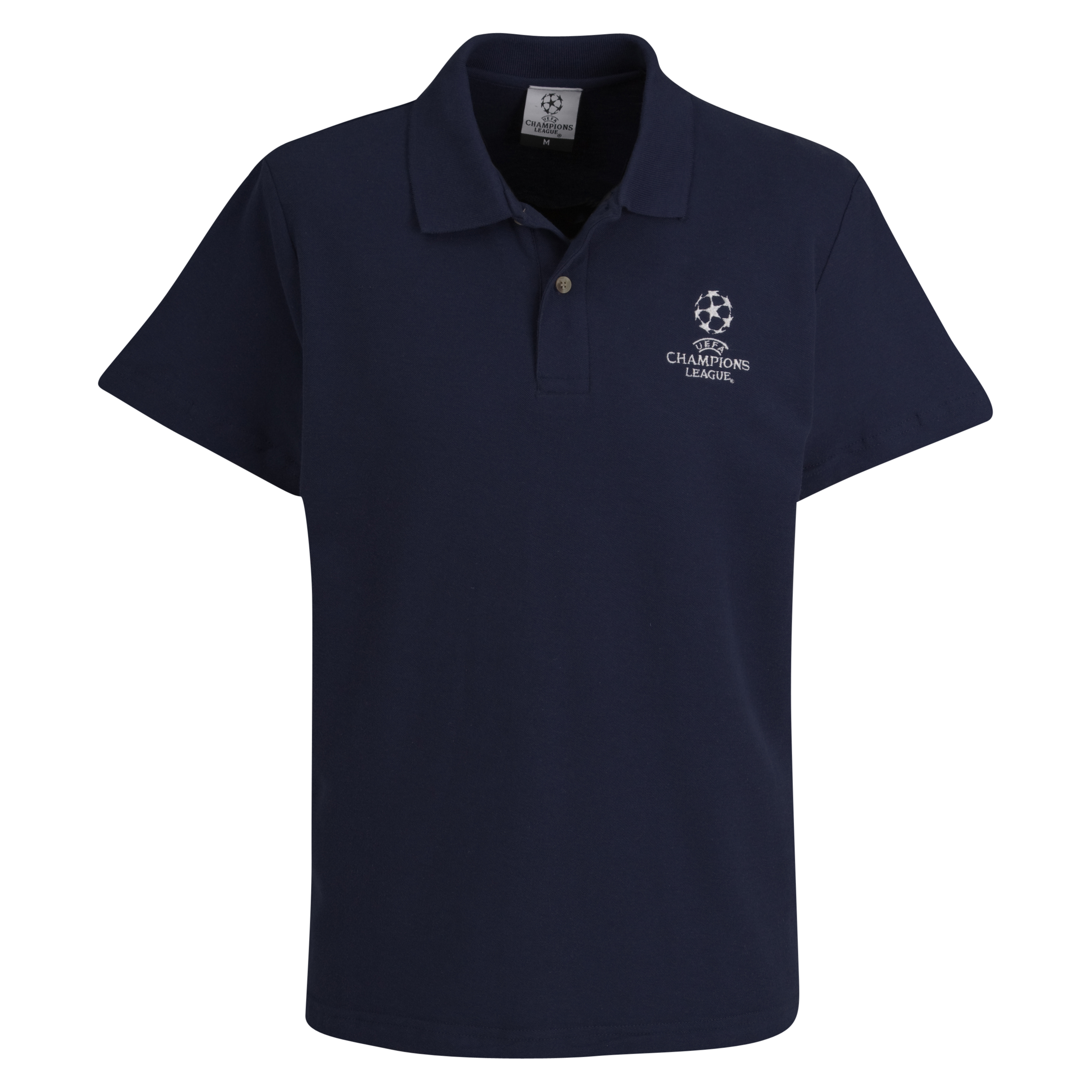 UEFA Champions League Pique Polo - Navy