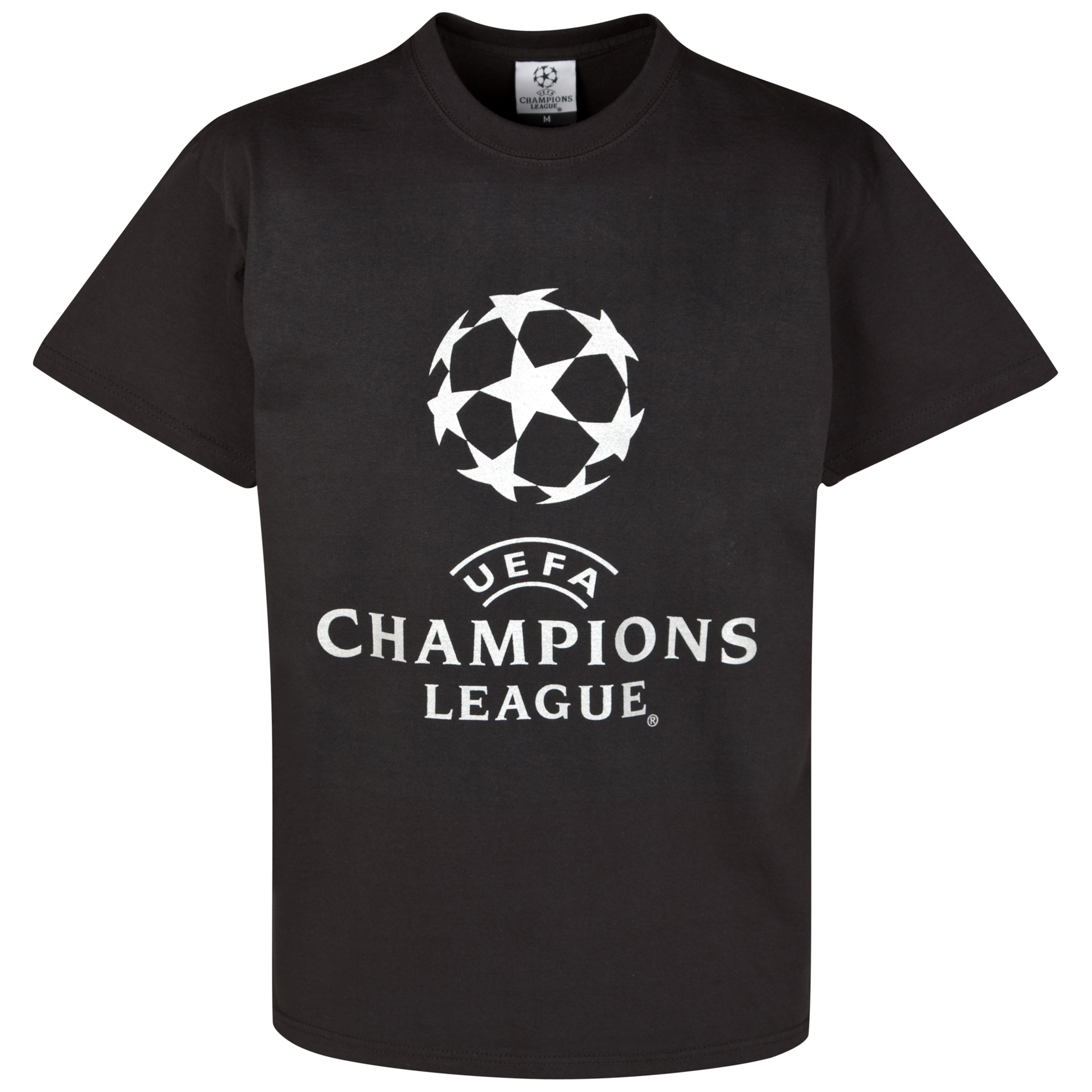 UEFA Champions League Logo T-Shirt - Black.