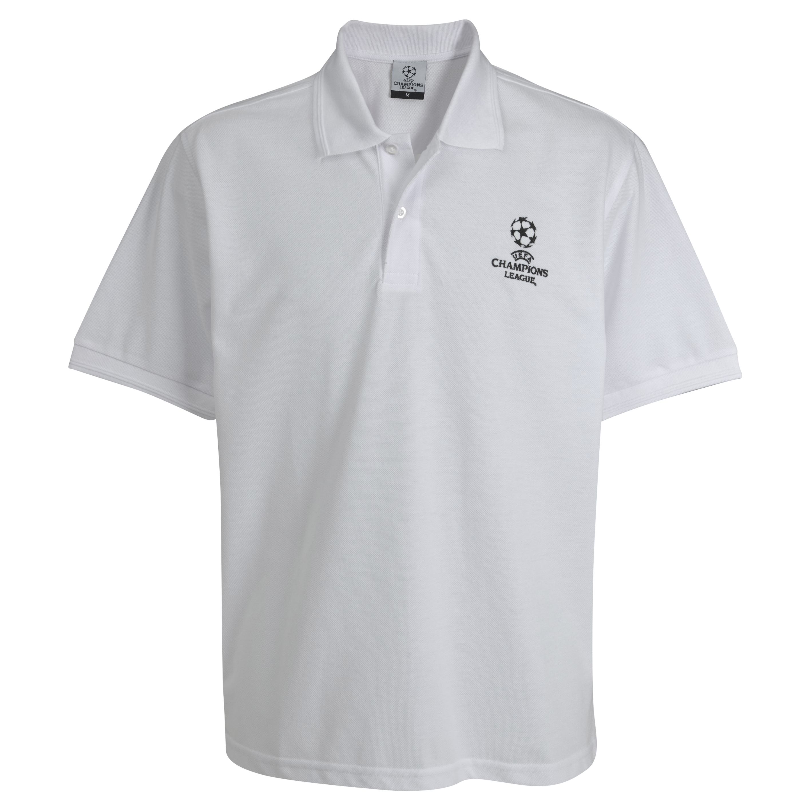 UEFA Champions League Pique Polo - White - Kids