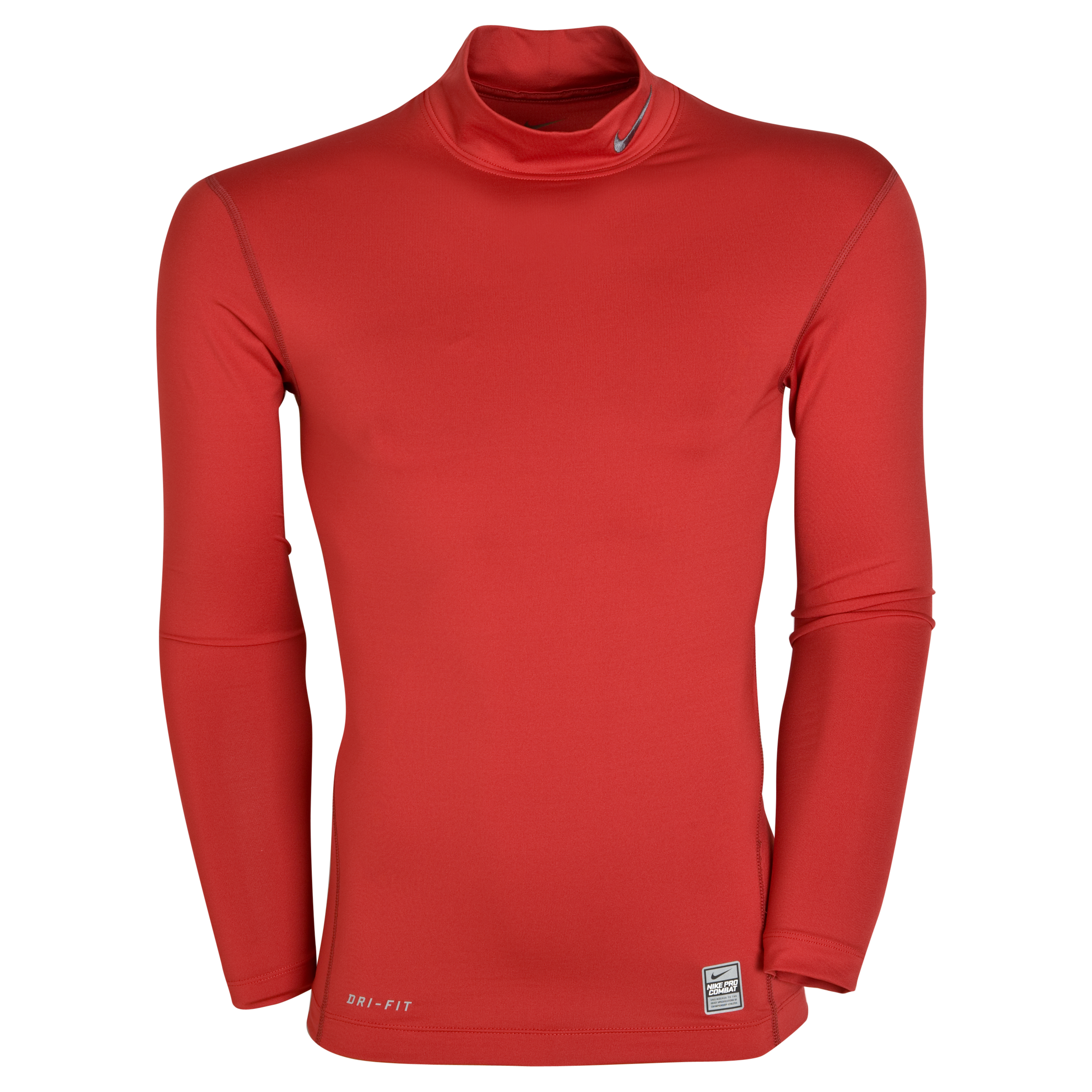 Nike Pro Core Long Sleeve Mock - Varsity Red