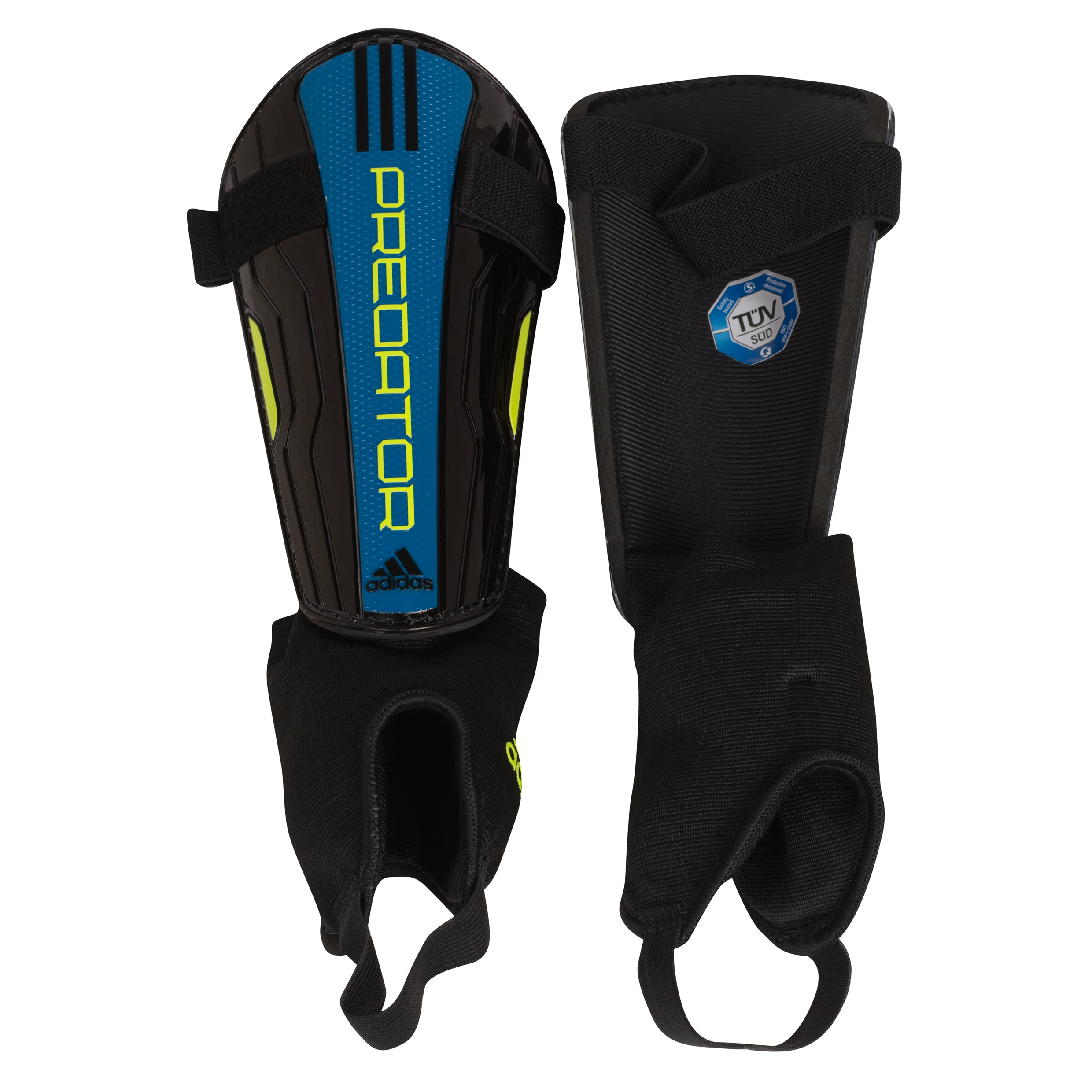 adidas Predator Replique Shinguard - Black-Sharp Blue F11-Electricity