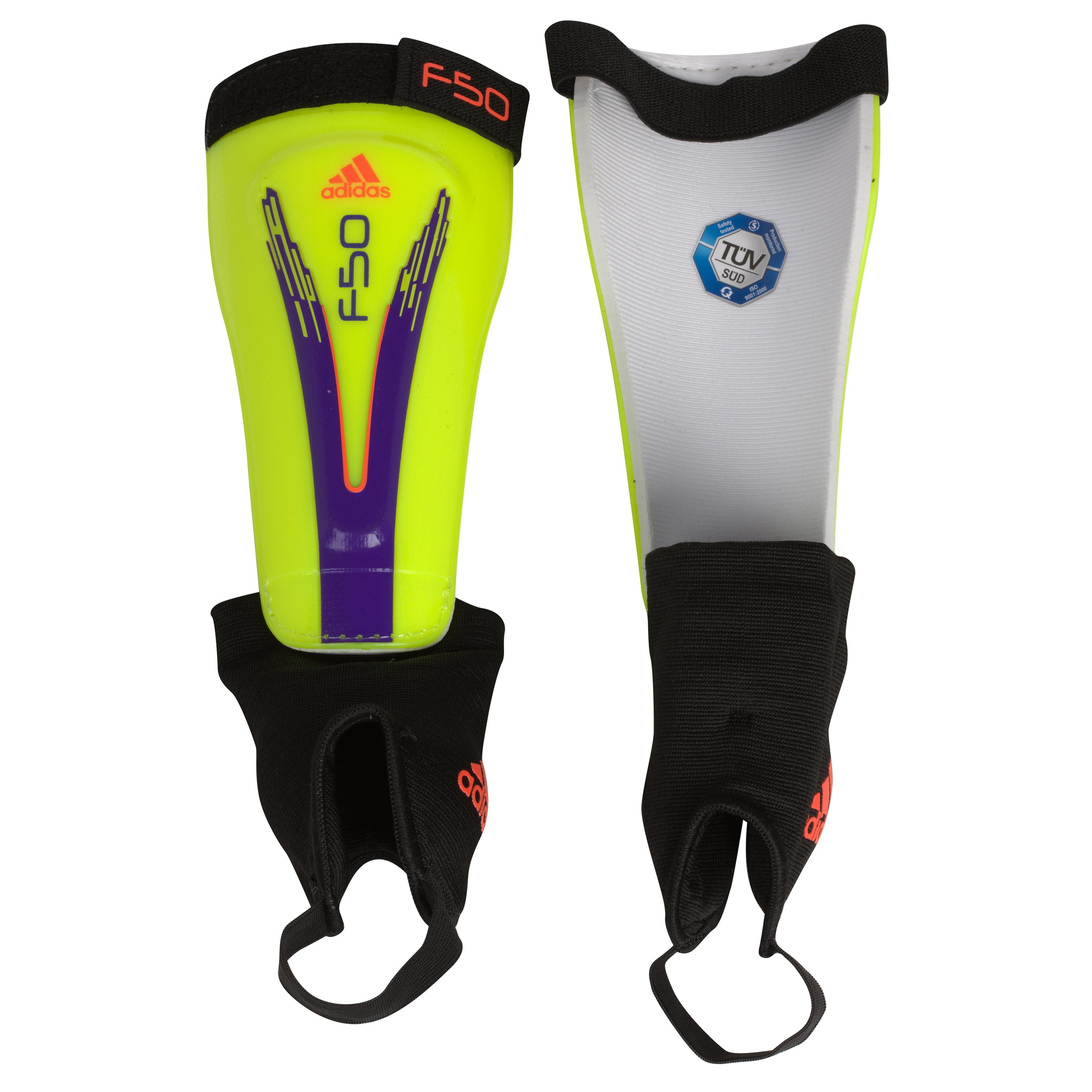 adidas F50 Replique Shinguard - Electricity-Anodized Purple-Infrared