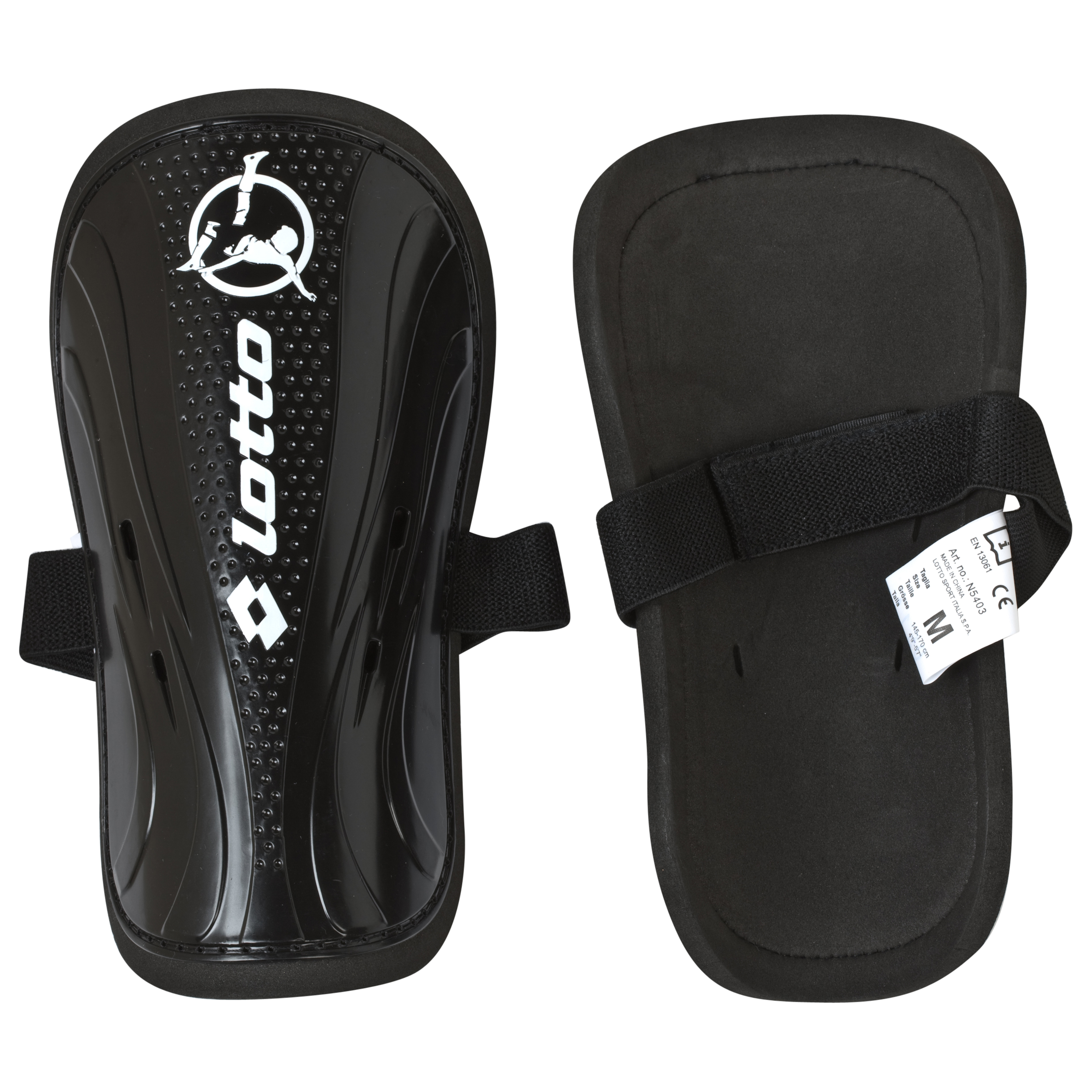 Lotto Protect 700 Shinguard - Large - Black/White.