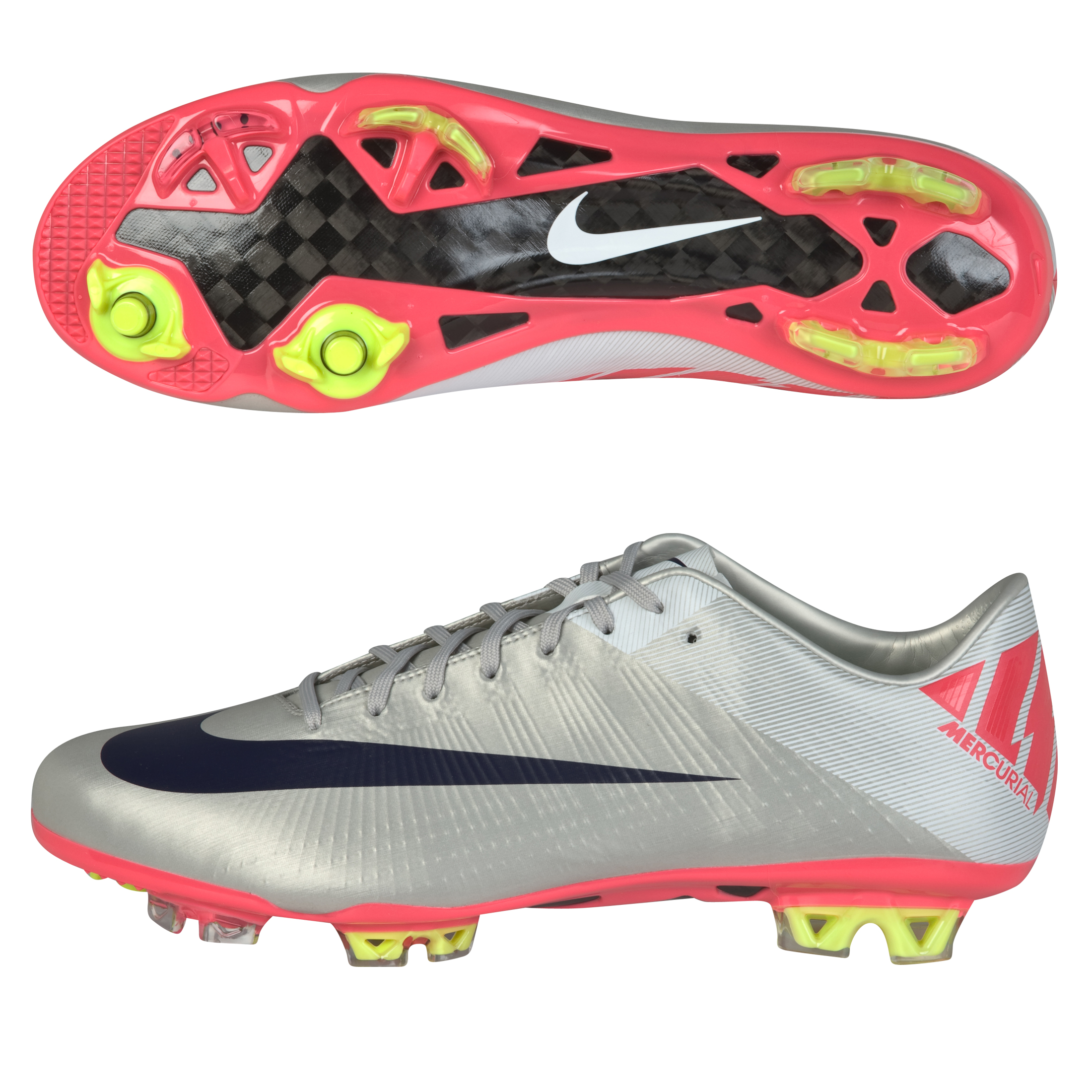 Mercurial Superfly III FG Granite/Imperial Purple/Red