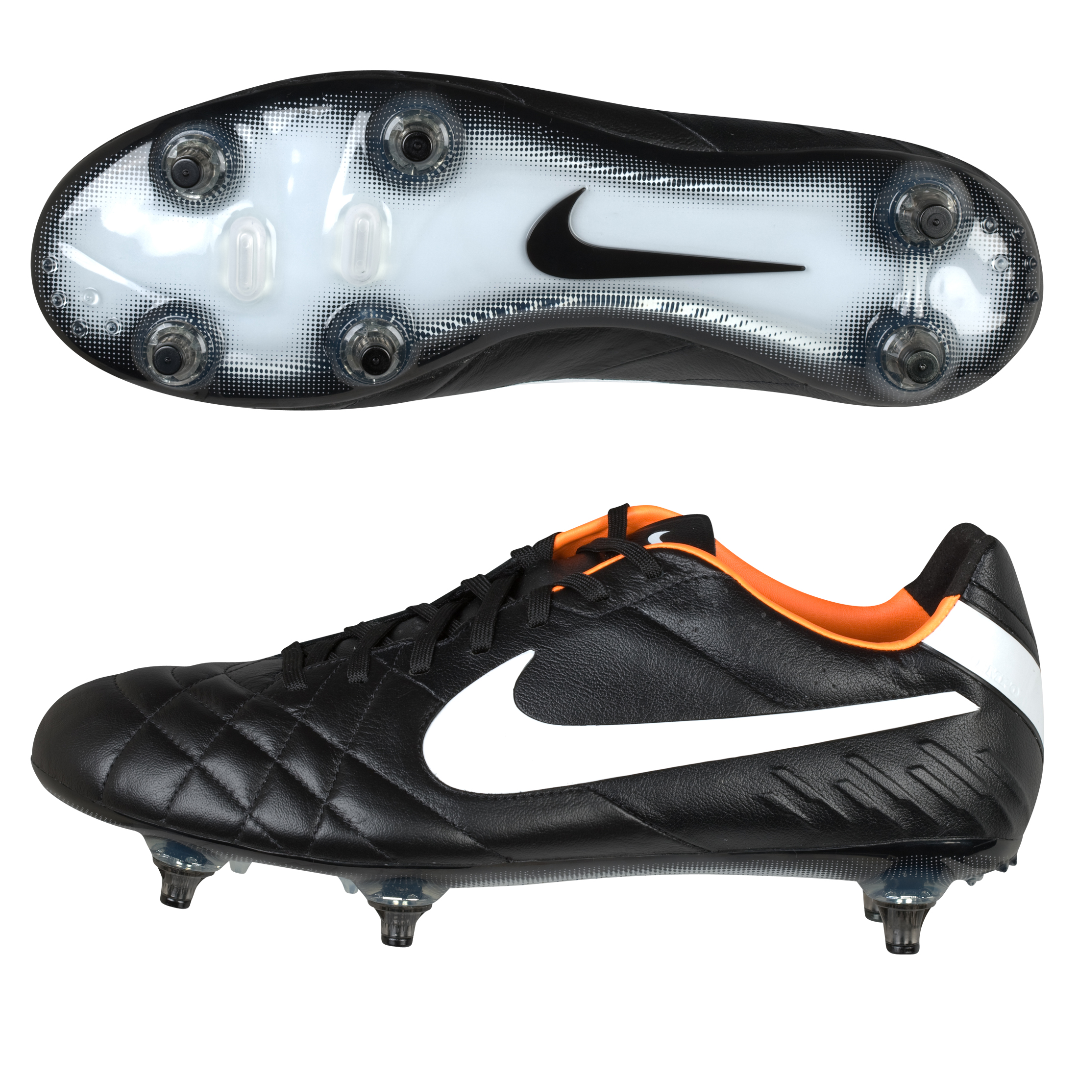 Nike Tiempo Legend IV SG Black/White/Total Orange