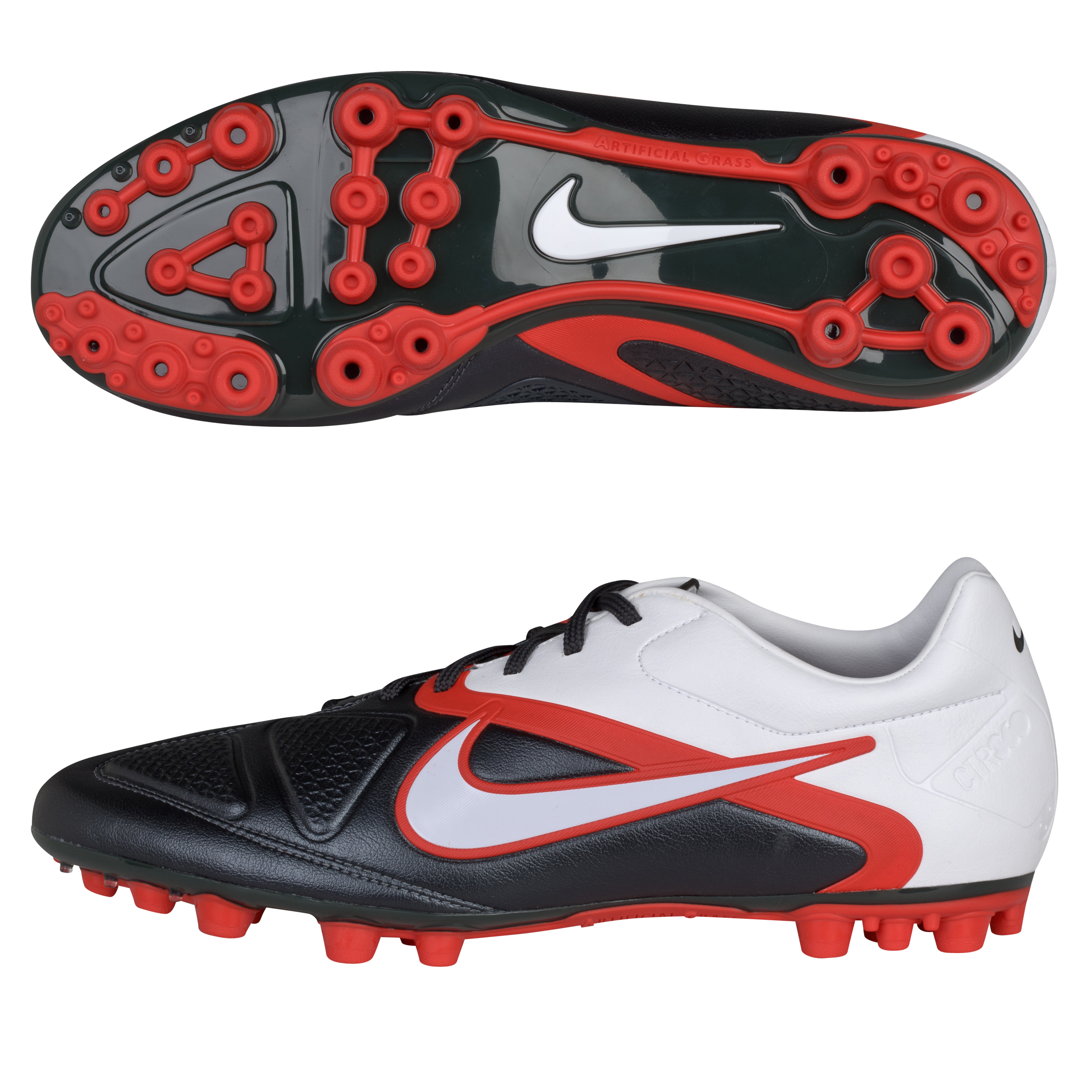 Nike CTR360 Trequrista 2 AG Football Boots - Black/White/Challenge Red.