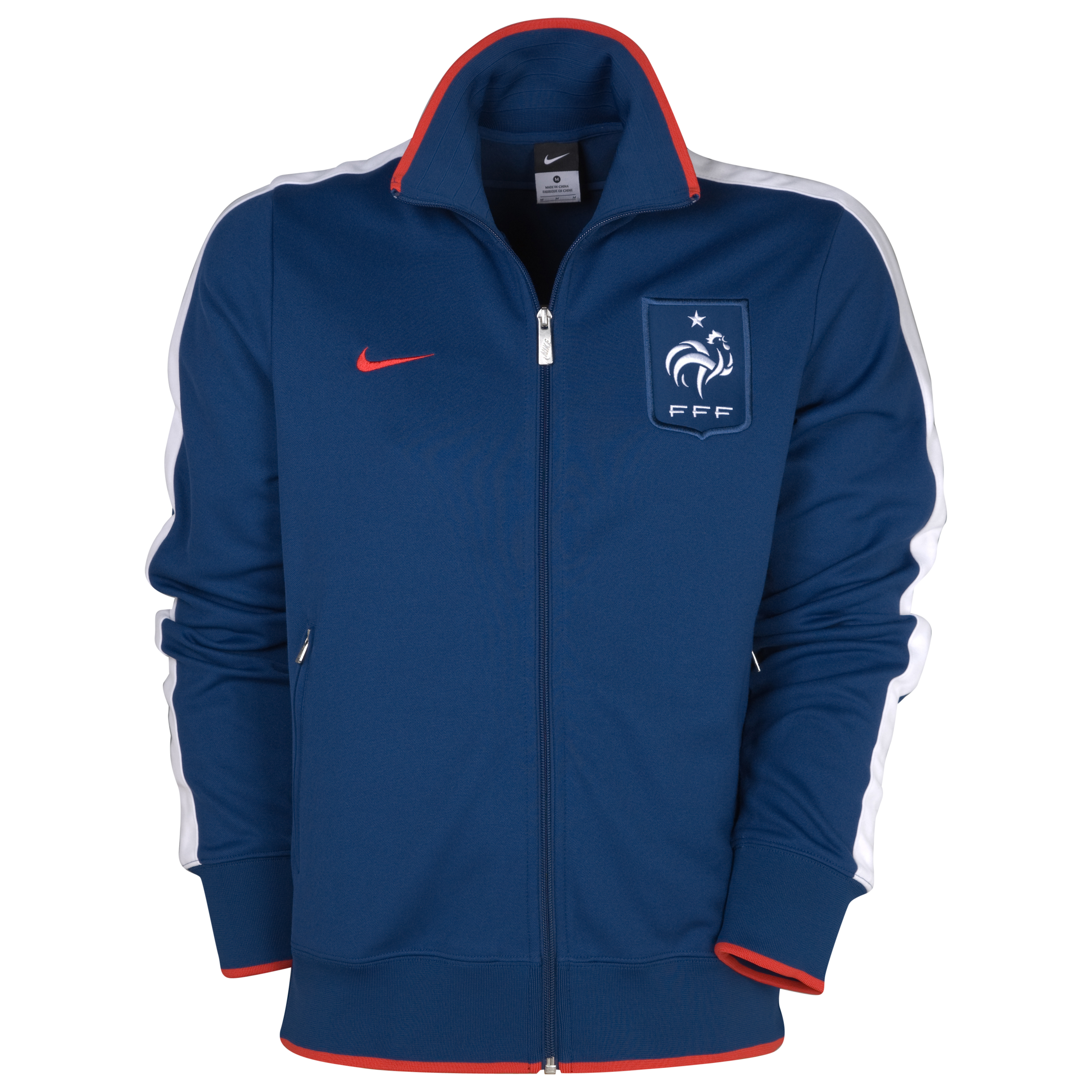 France Authentic N98 Jacket Meteor Blue~White~White~Comet Red
