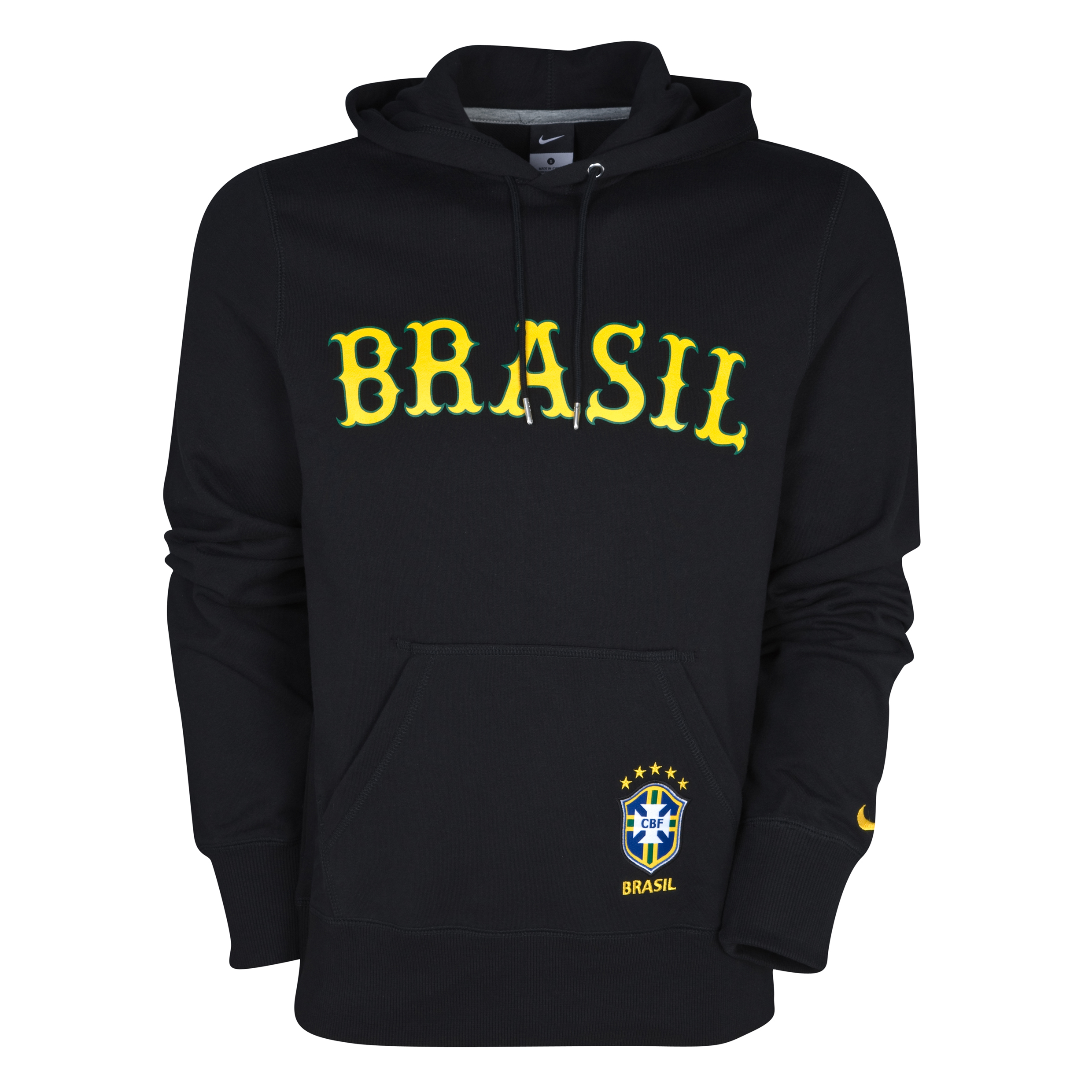 Brazil Core Hoodie - Black/Varsity Maize.