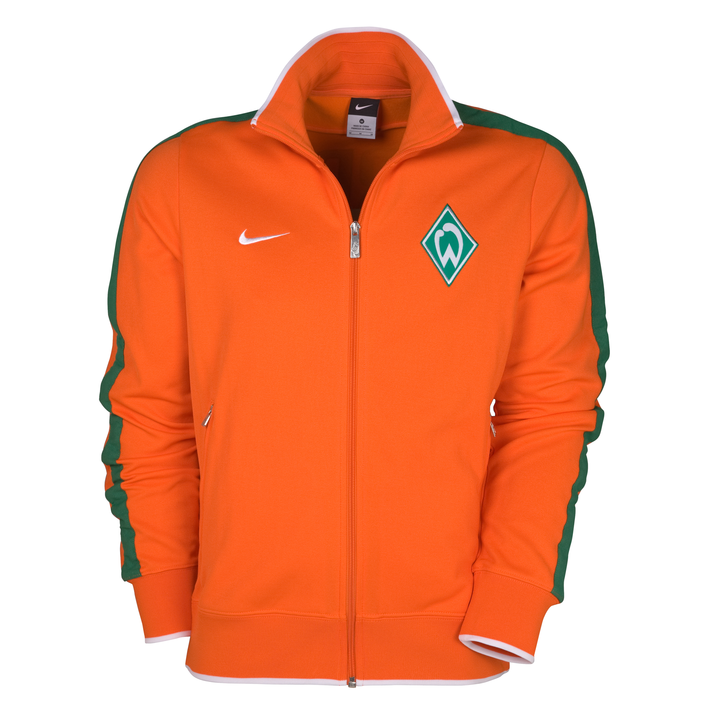 Werder Breman Authentic N98 Jacket Orange Blaze~Lucky Green~White~White