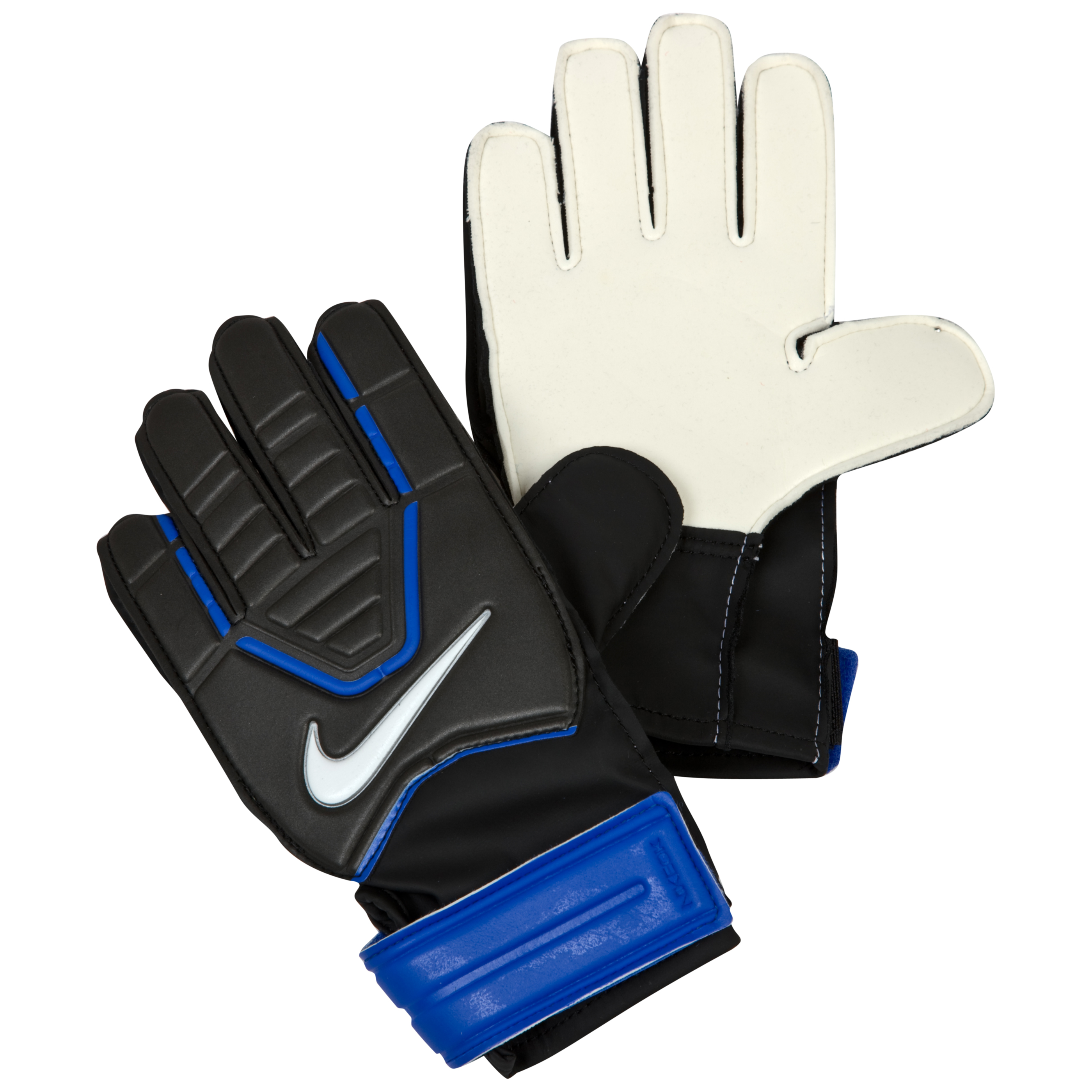 Nike Match Goalkeeper Gloves - Black/Treasure Blue/White - Junior.
