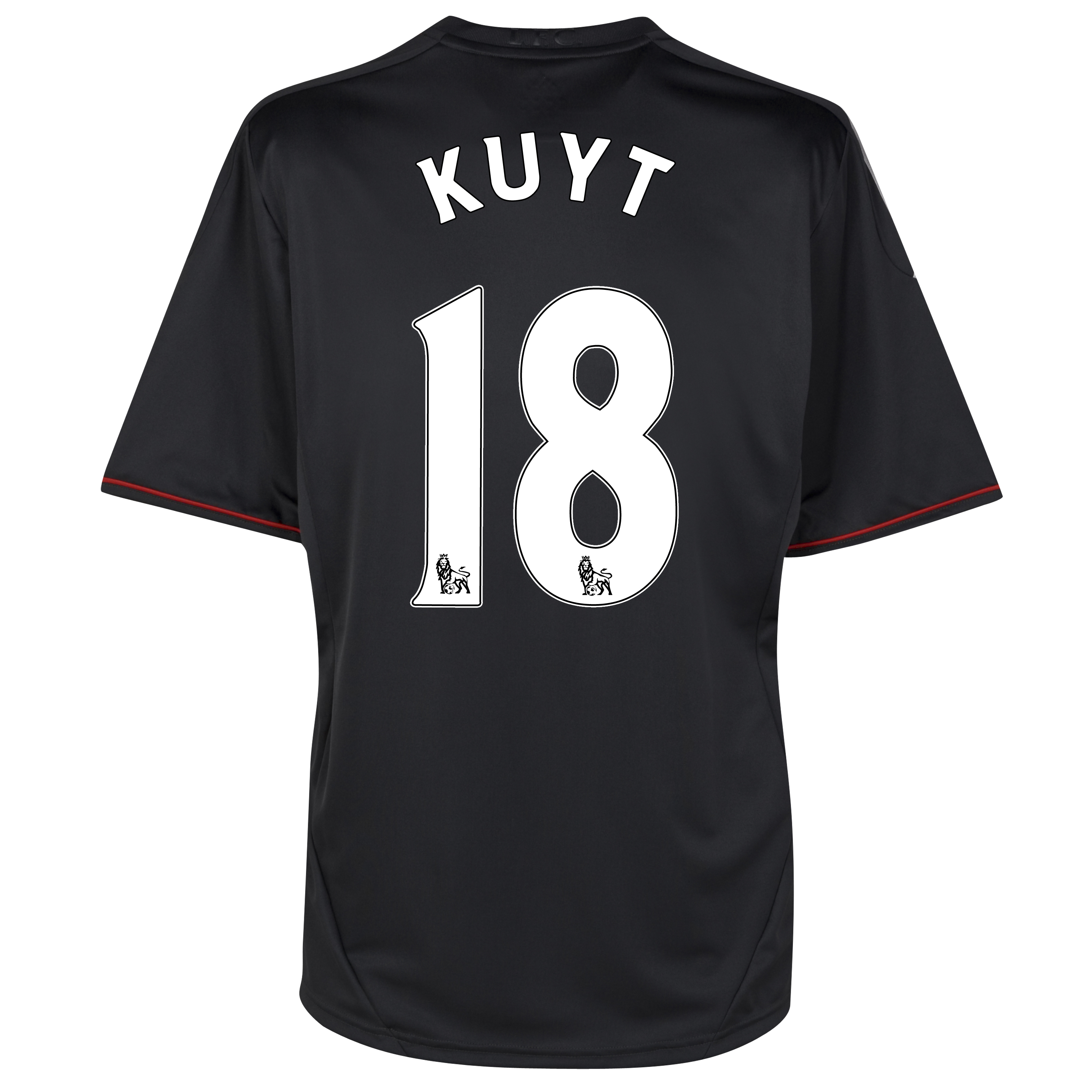 Liverpool Away Shirt 2011/12 - Kids with Kuyt 18 printing