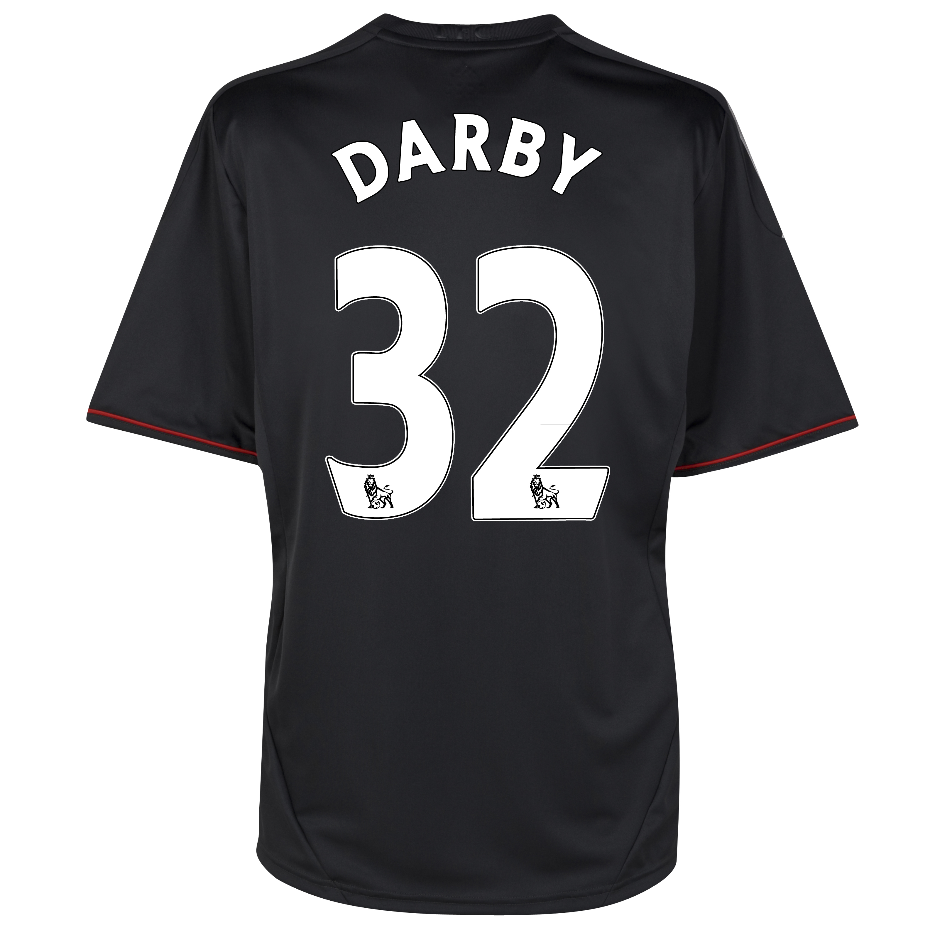 Liverpool Away Shirt 2011/12 - Kids with Darby 32 printing