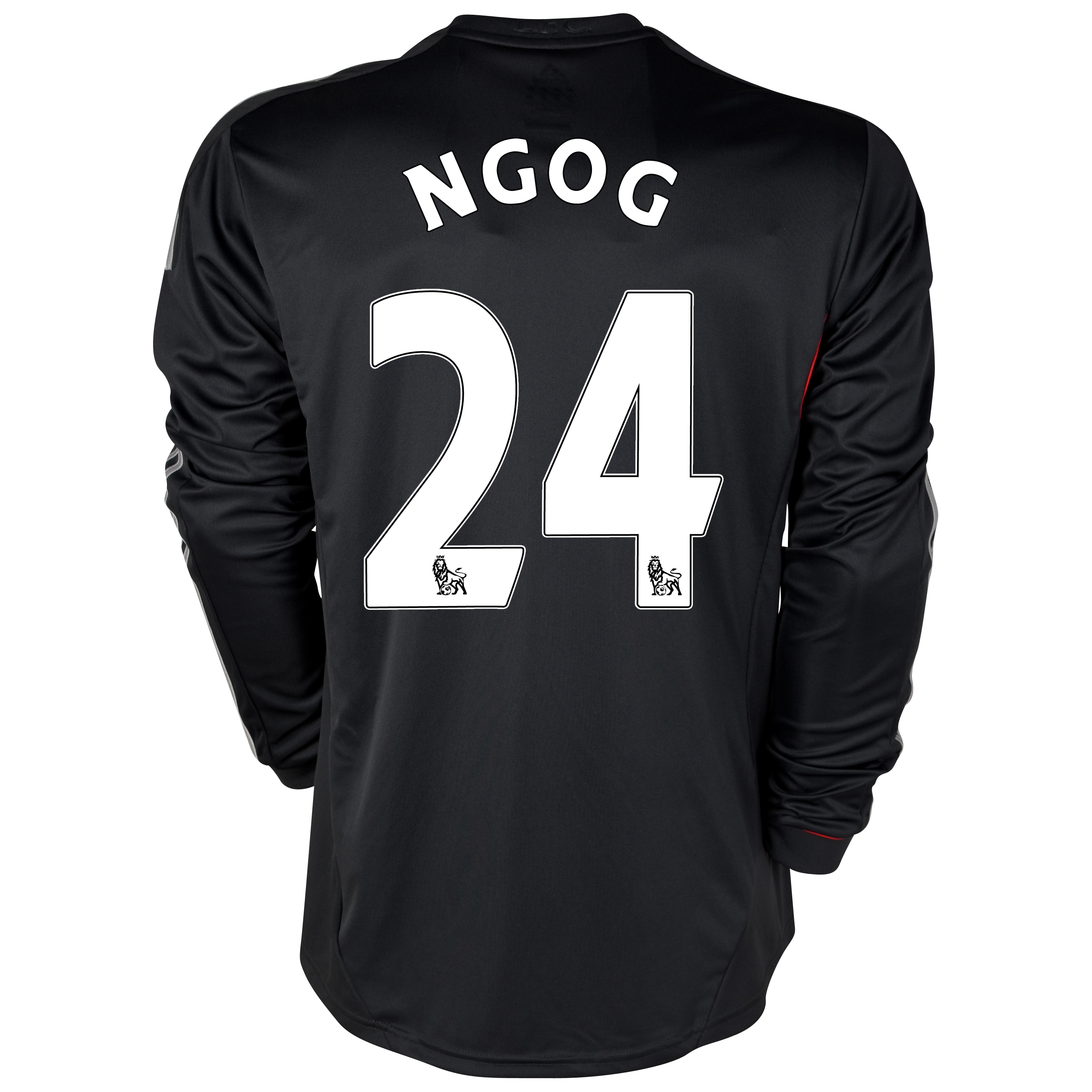Liverpool Away Shirt 2011/12 - Long Sleeve - Kids with Ngog 24 printing
