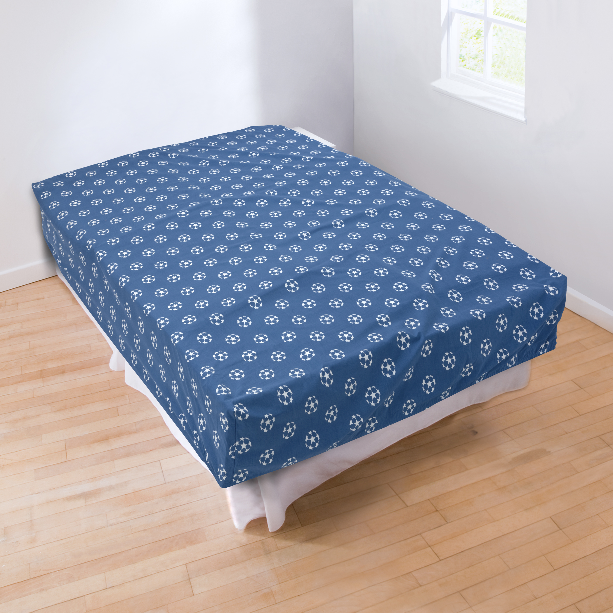 UEFA Champions League Fitted Sheet - Double - 140cm x 190cm