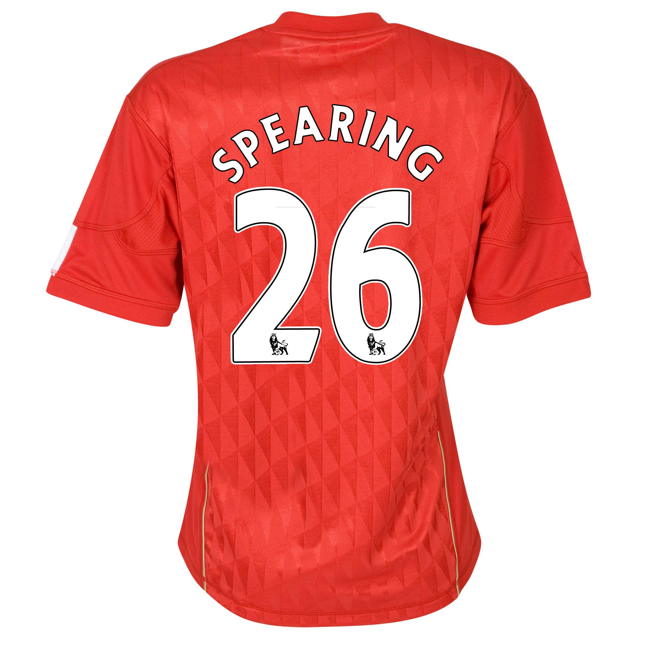 Liverpool Home Shirt 2010/12 - Womens with Spearing 20 printing