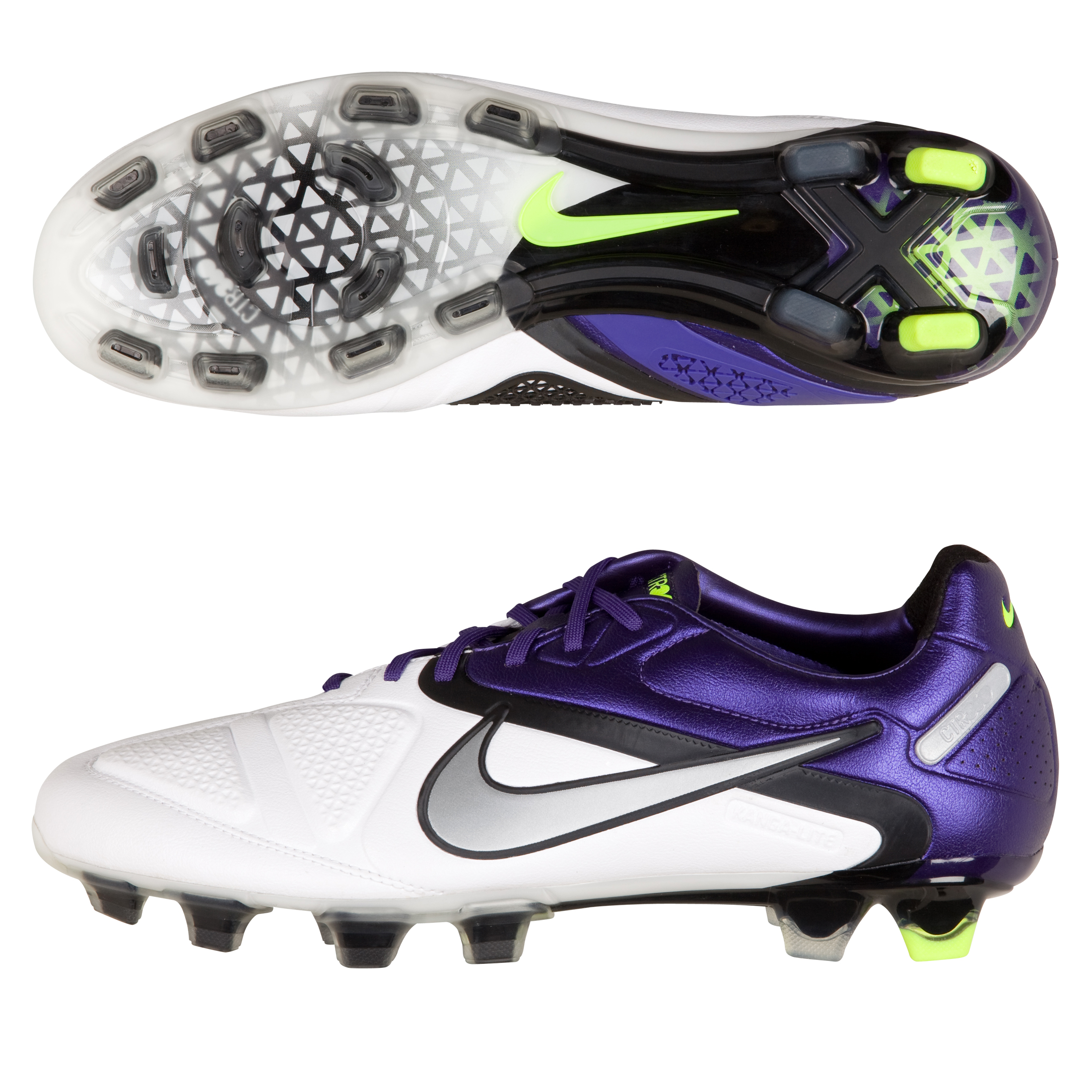 Nike CTR360 Maestri II FG White/Mtllc Silver/Imprl Prpl