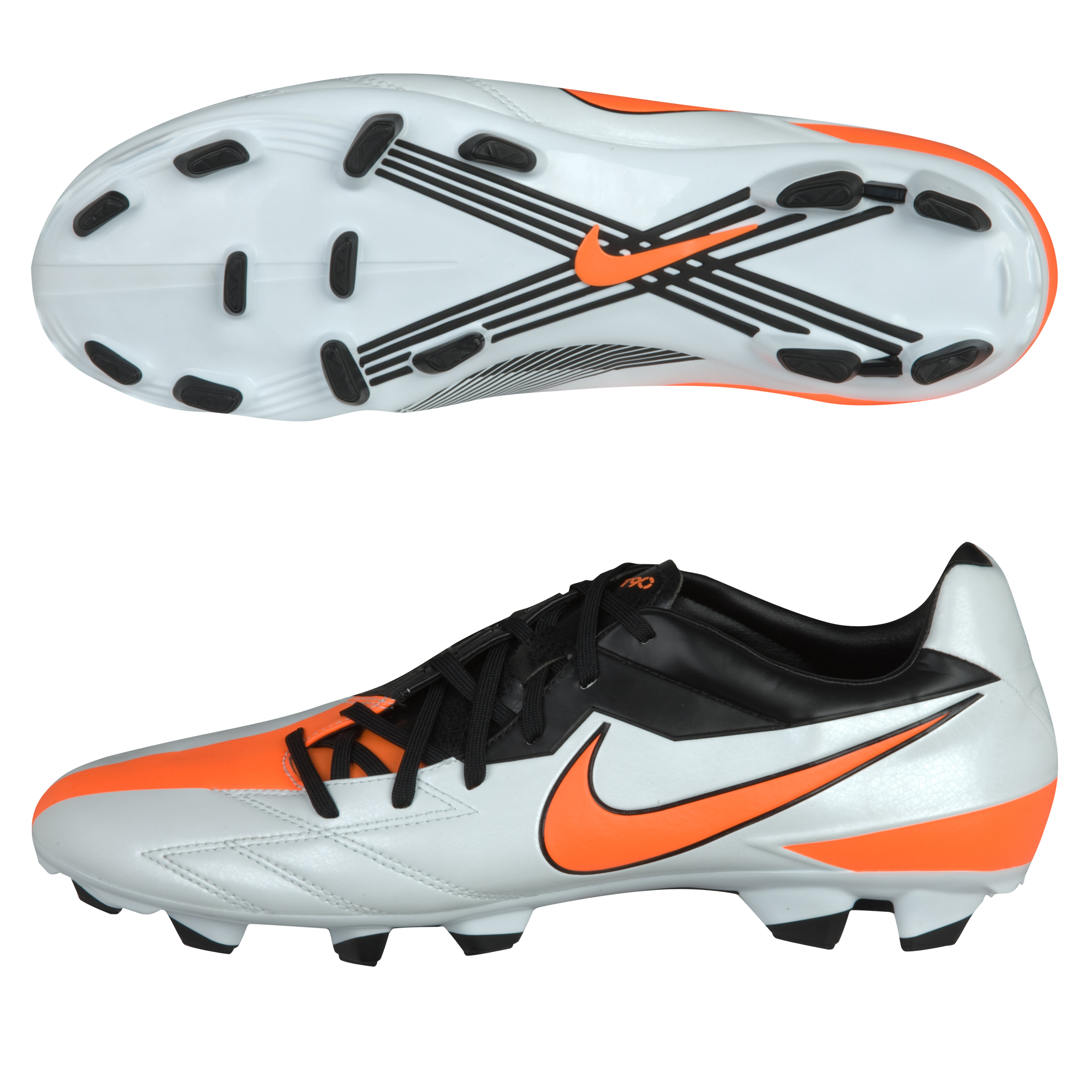 Nike Total90 Strike IV Firm Ground Football Boots - Windchill/Total Orange/Black.